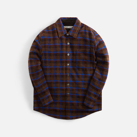 Our Legacy Above Shirt - Brown Pankow Check