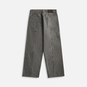 Our Legacy Fatigue Cut Olive Pigment Coated Weave Pant - Gray