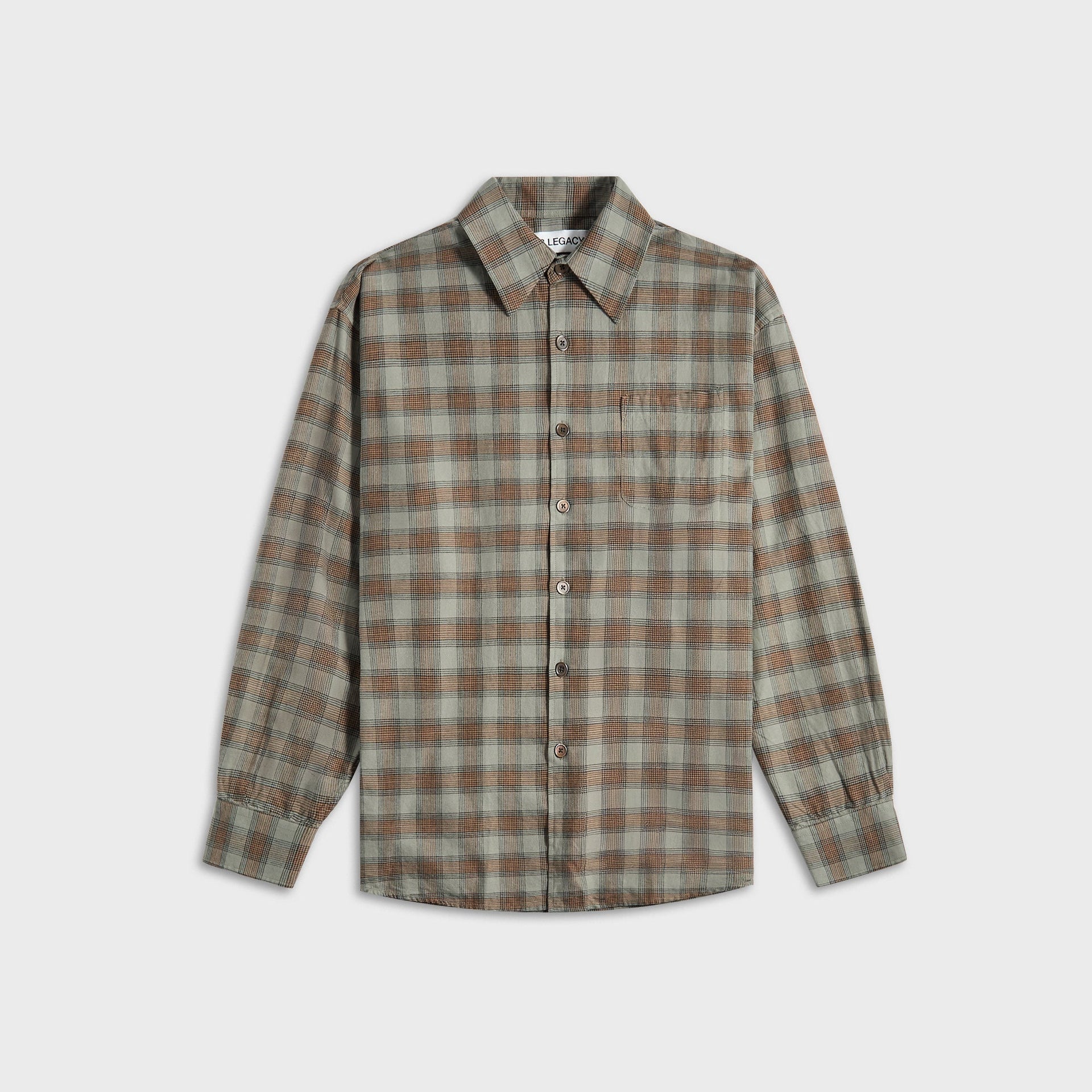 Our Legacy Borrowed Shirt in Iowa Flannel Check