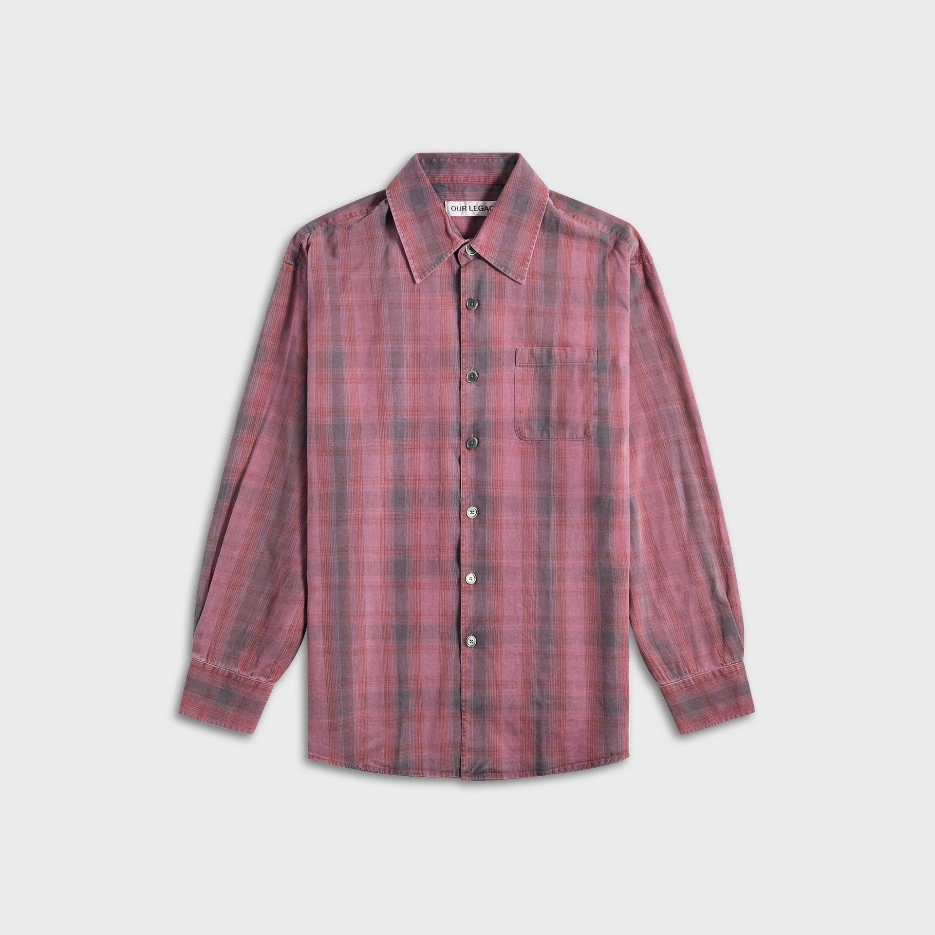 Our Legacy Borrowed Shirt in Idaho Flannel Check