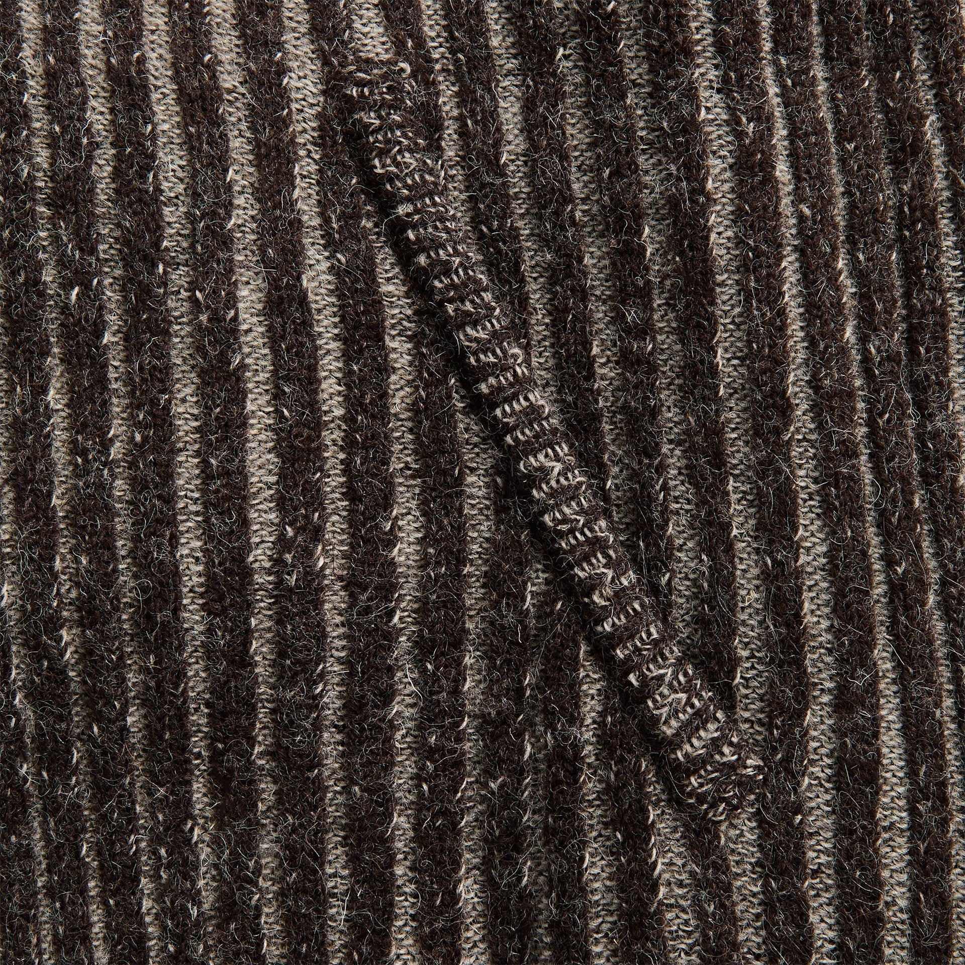 Our Legacy Level Hood - Vanise Brown Stripe Isels Wool