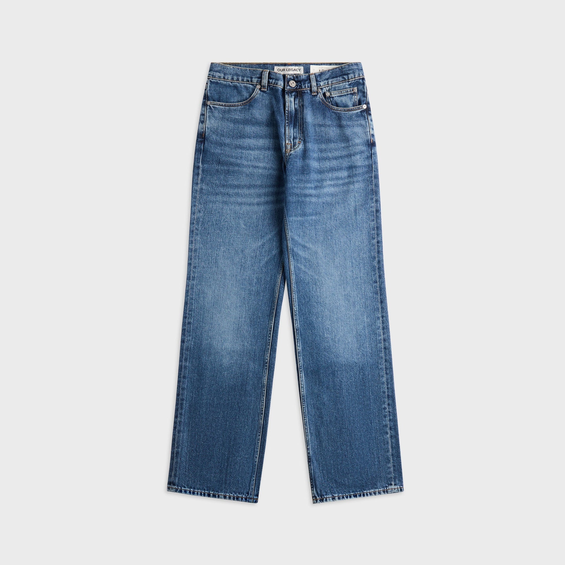 Our Legacy Carlson Cut Denim Jean - Rodeo Wash Broken Twill