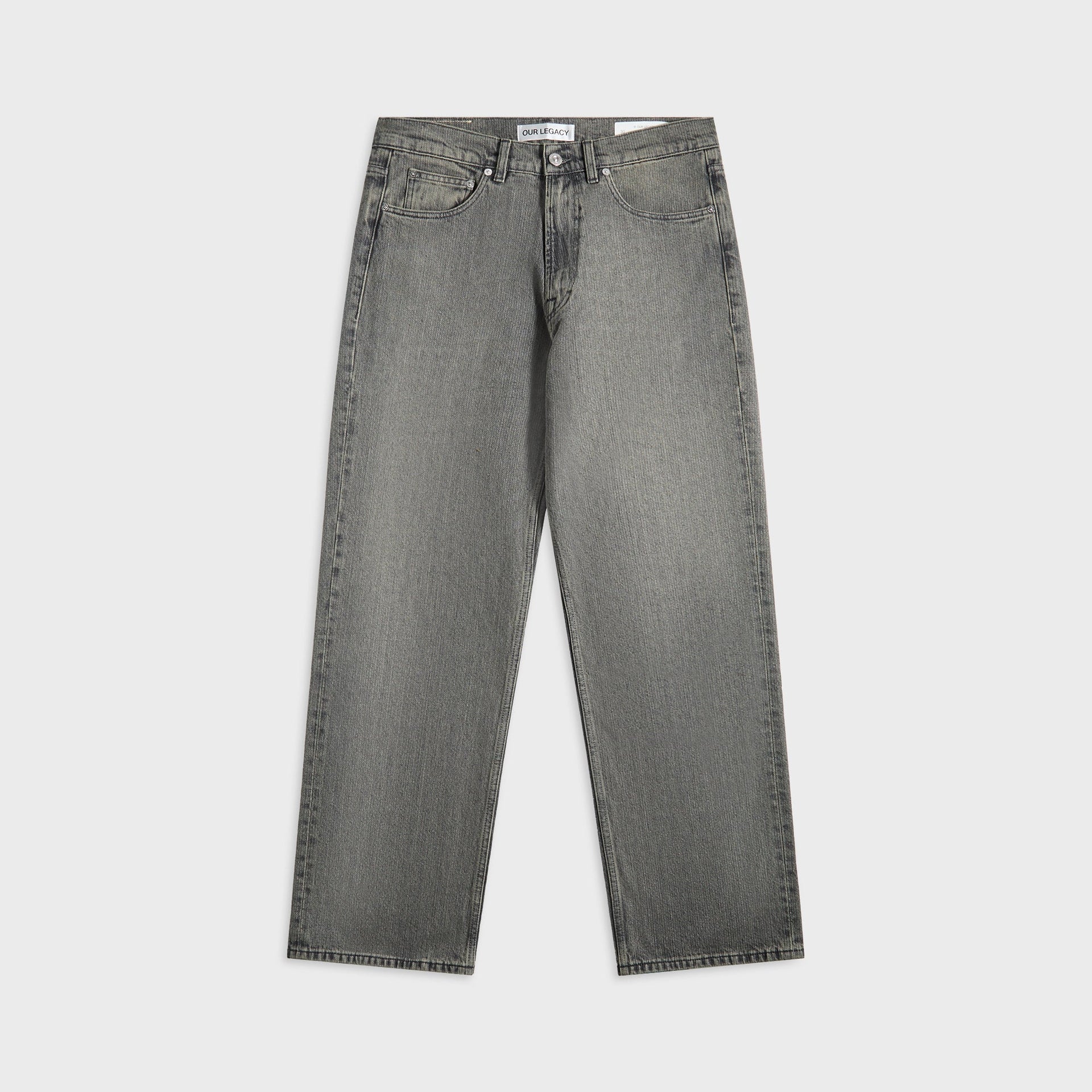 Our Legacy Third Cut Denim in Ash Dust Chain Twill