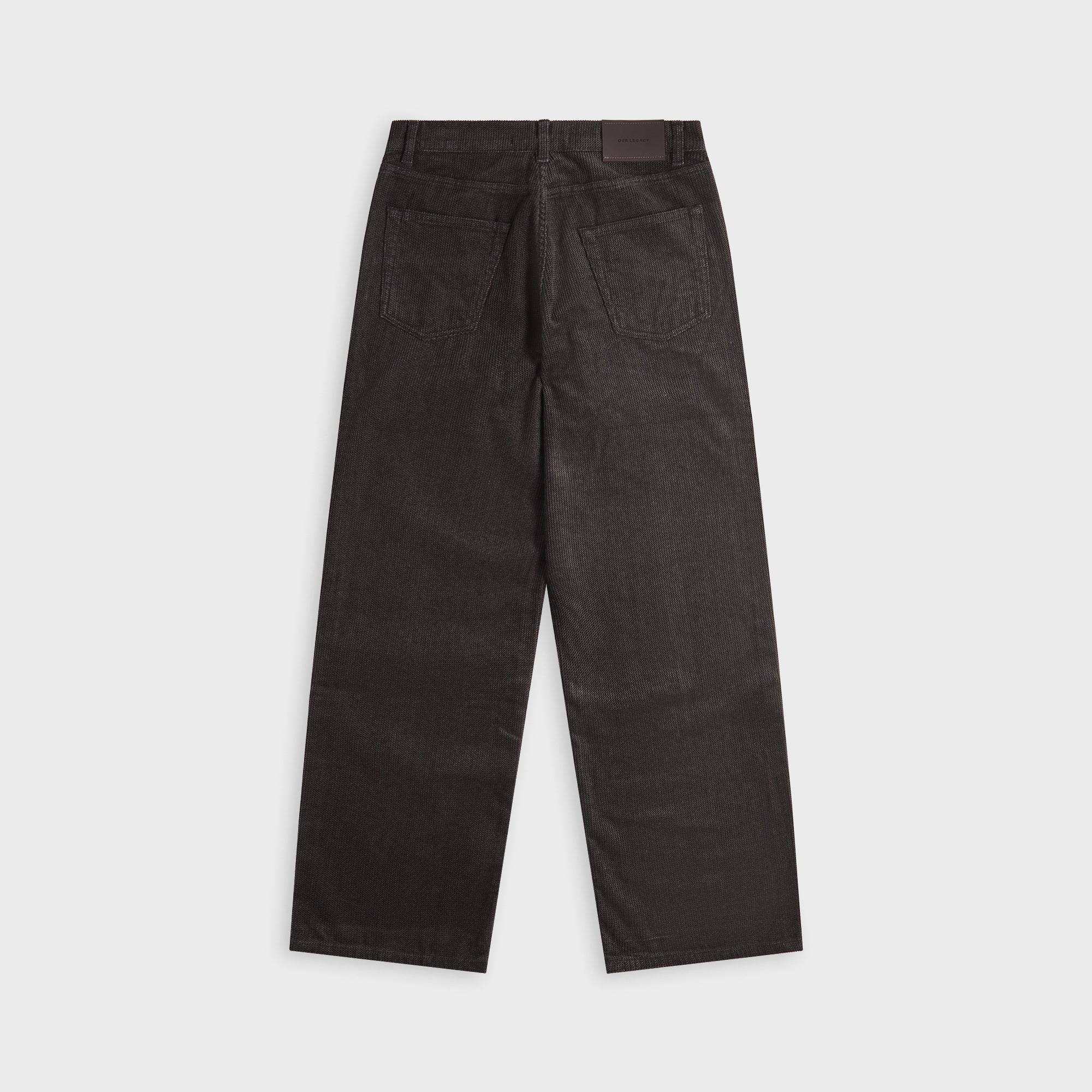 Our Legacy Leisure Trouser - Fresh Black Tarmac Twill – Kith