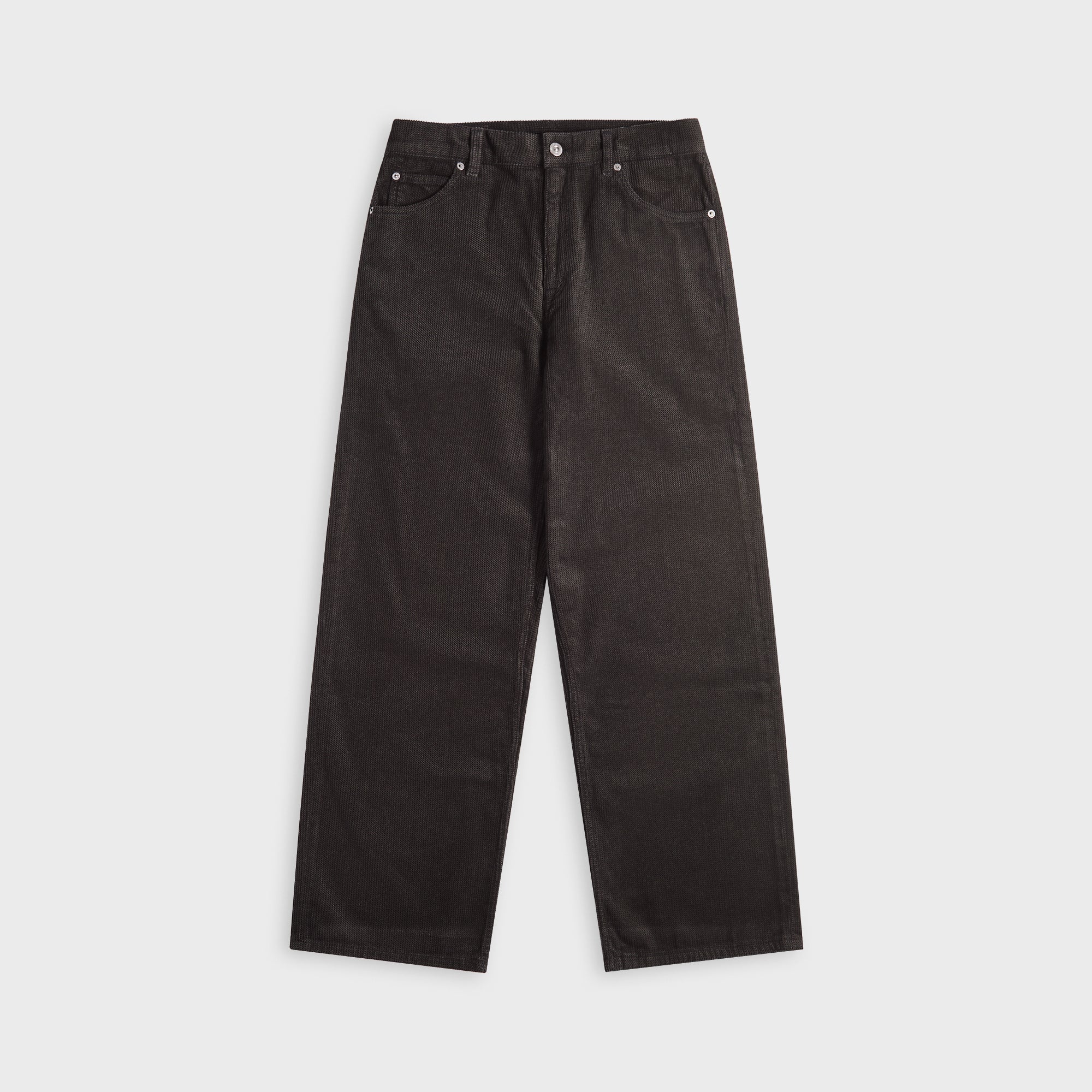 Our Legacy Vast Cut Denim Jean - Black Coated Herringbone – Kith