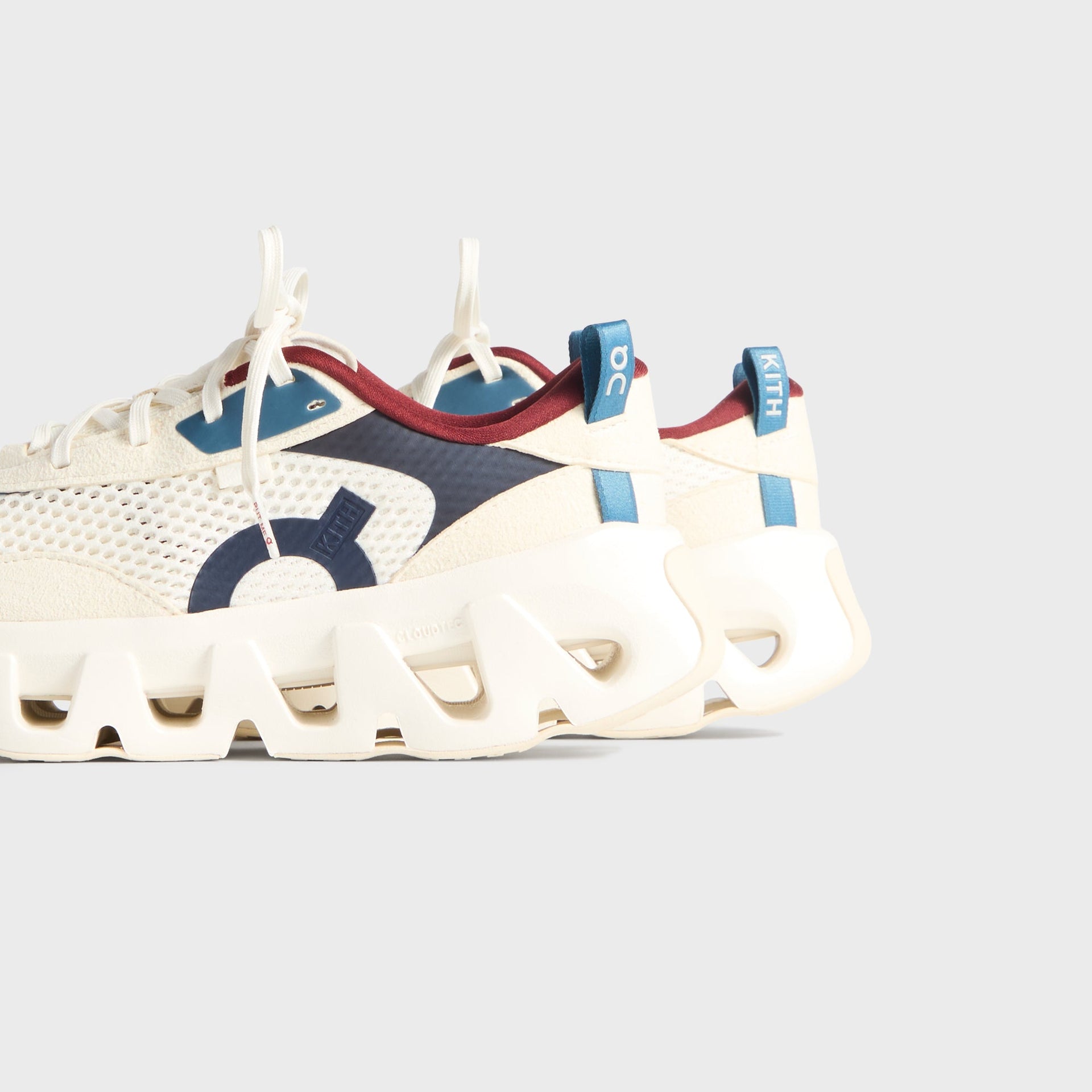 Kith for On WMNS K-Tech 2 - White / Real Teal