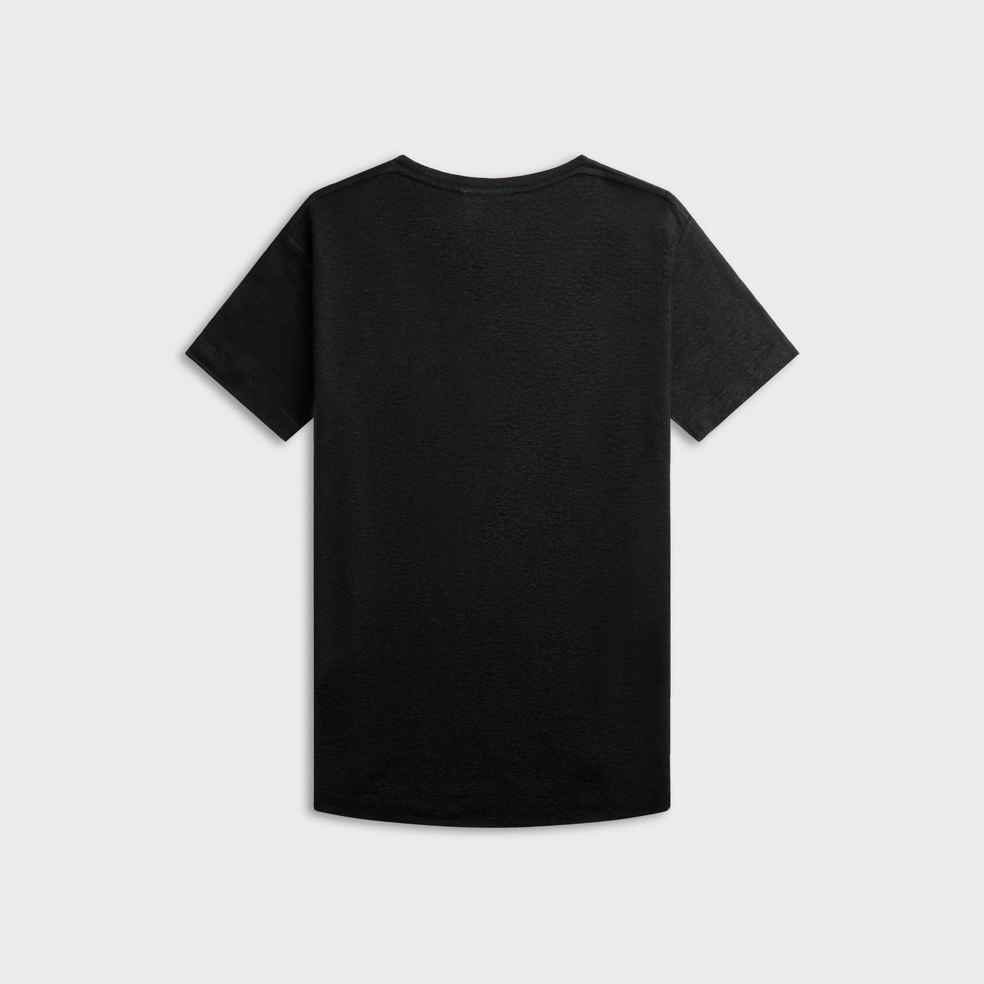 Orlebar Brown OB-T Linen Tailored Fit Crewneck Tee - Black