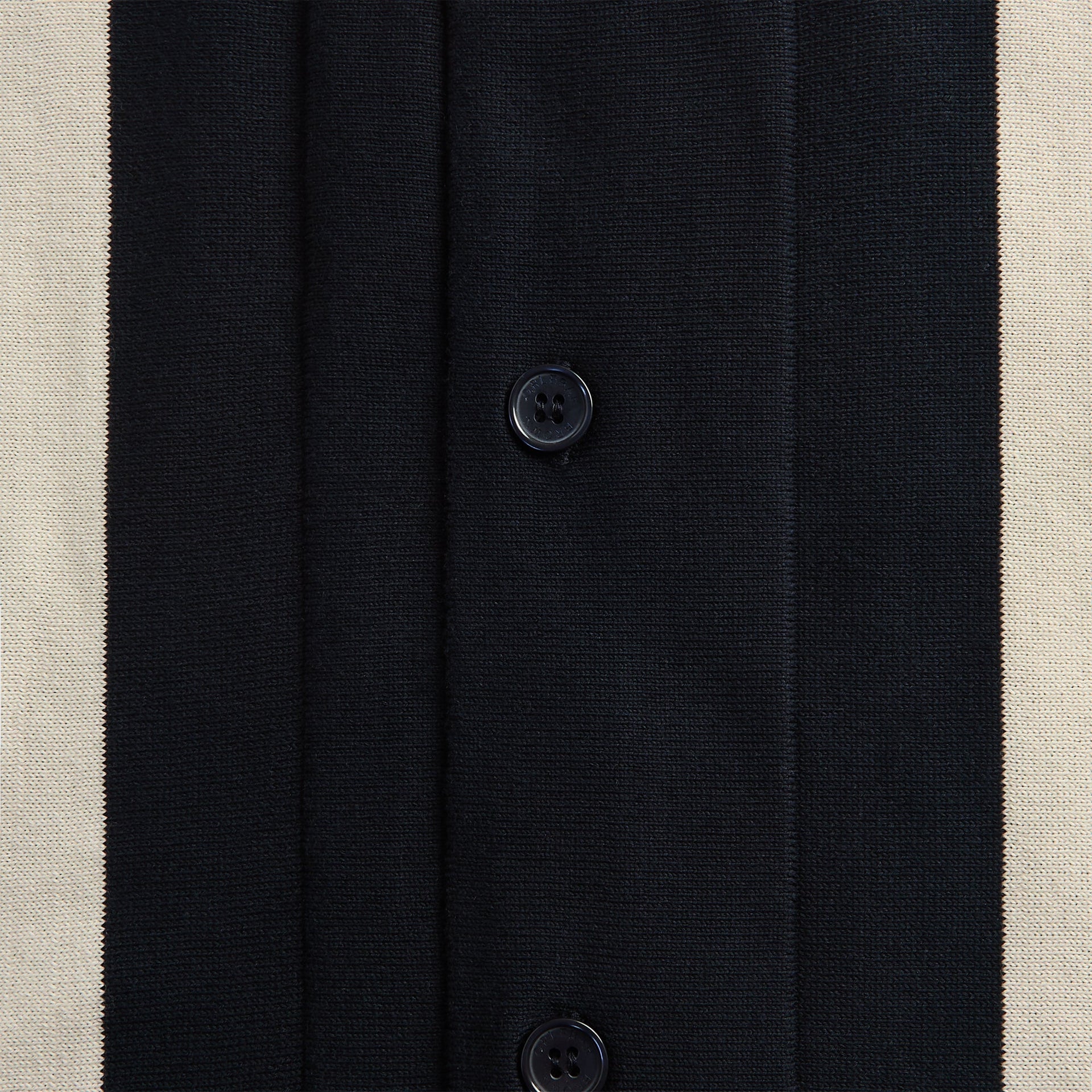 Orlebar Brown Tiernan Border Stripe Shirt - Night Iris / White Sand