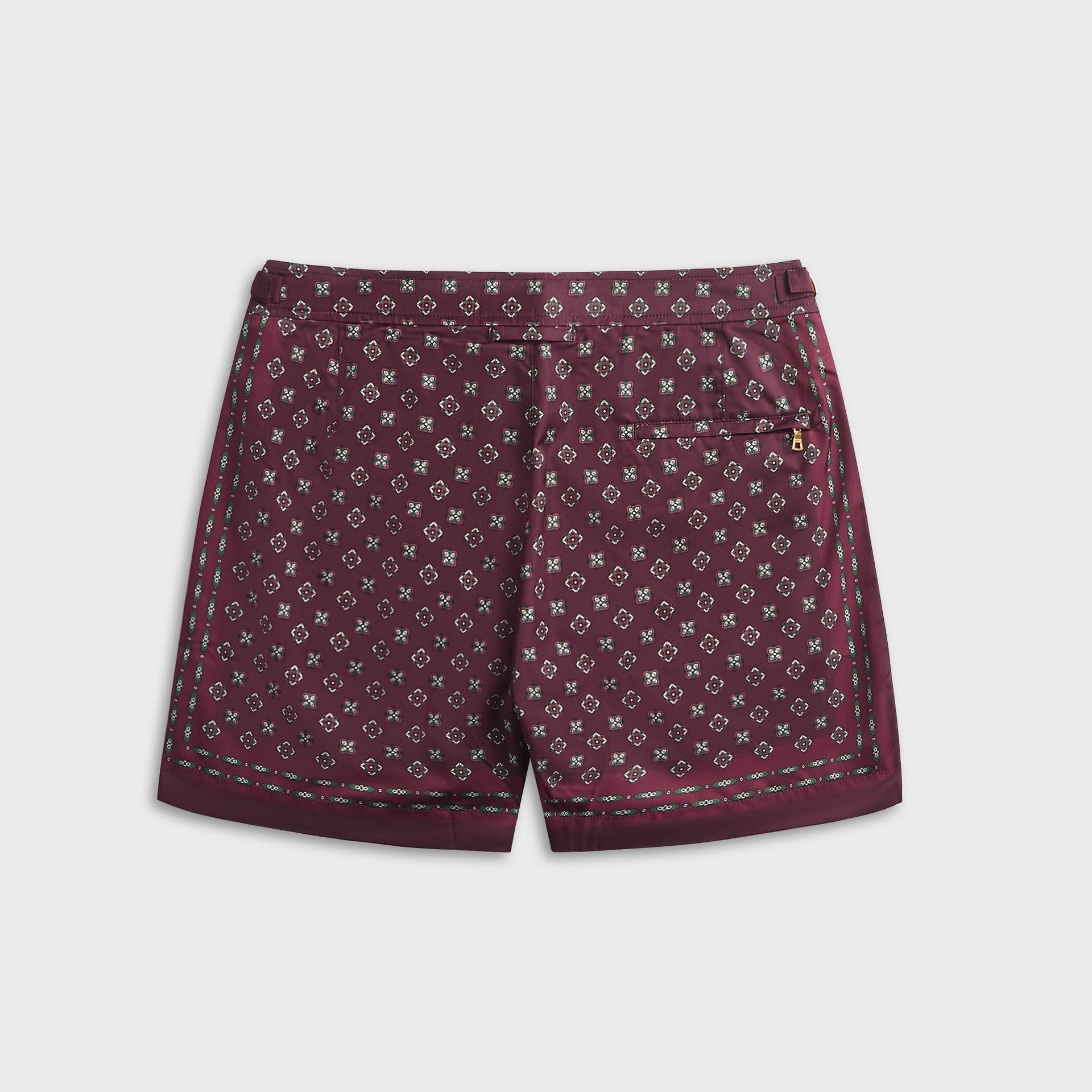 Orlebar Brown Bulldog Luminis Border Short - Damson