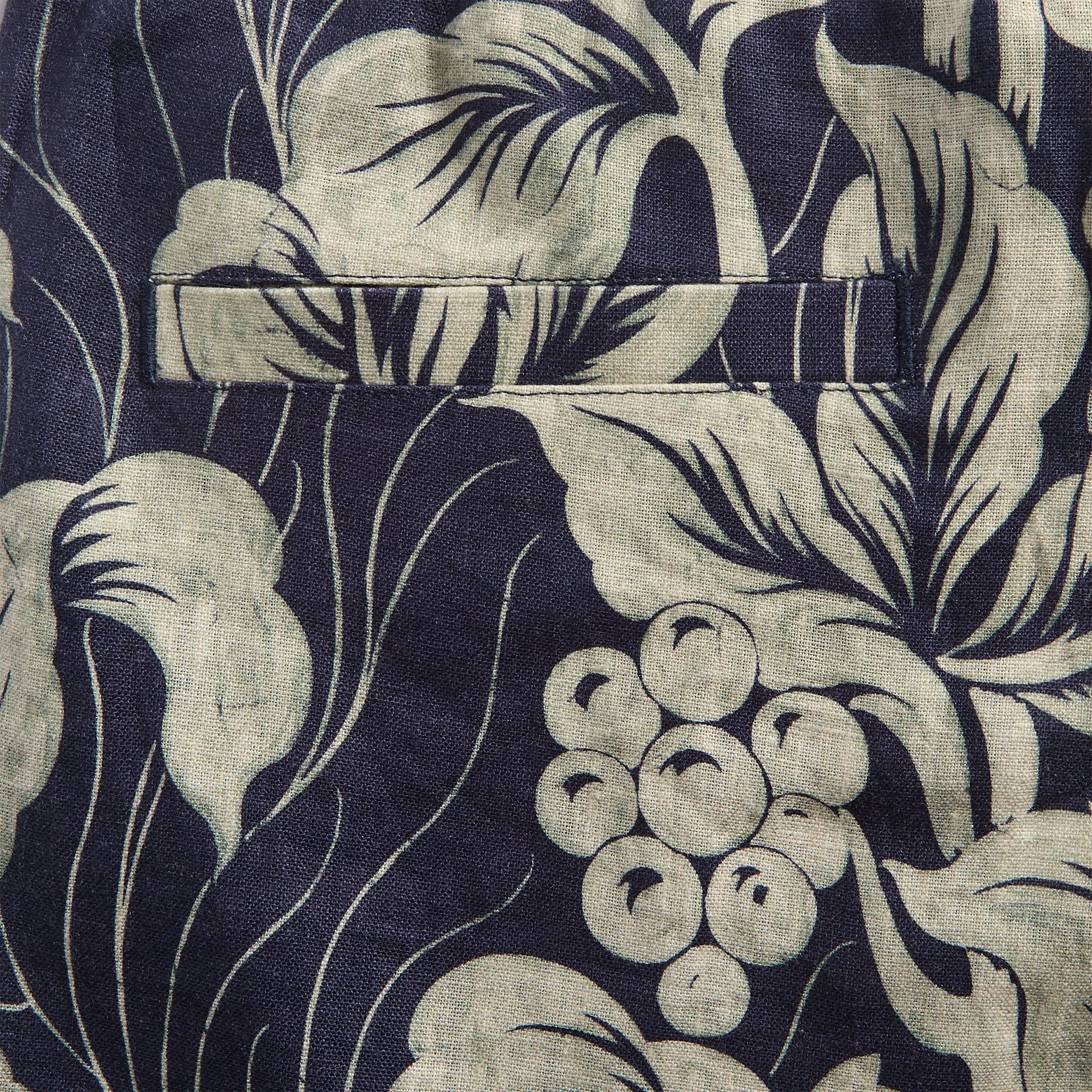 Orlebar Brown Alex Short Linen Petralis Short - Night Iris