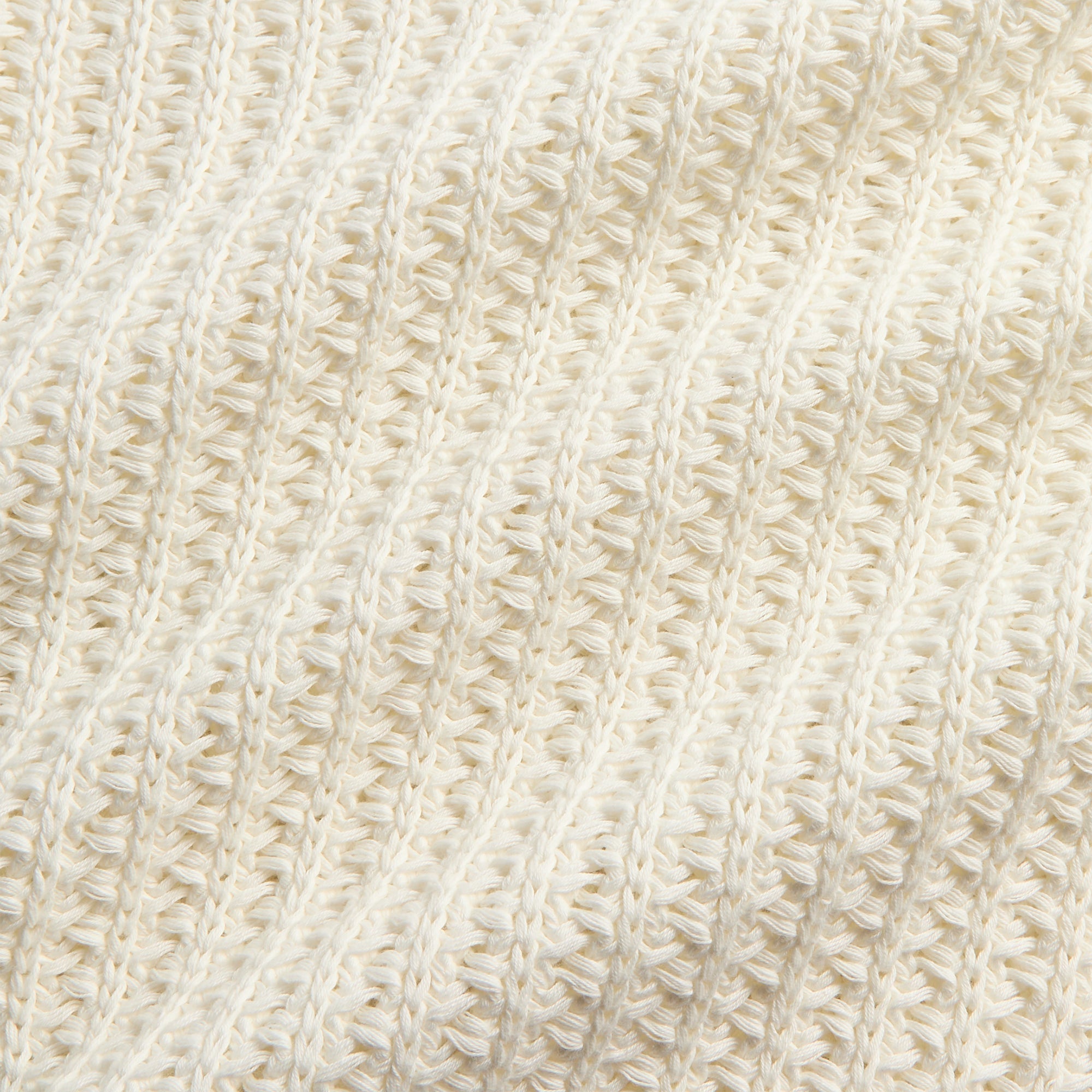 Orlebar Brown Swift Knitted Crochet Polo Shirt - White Sand