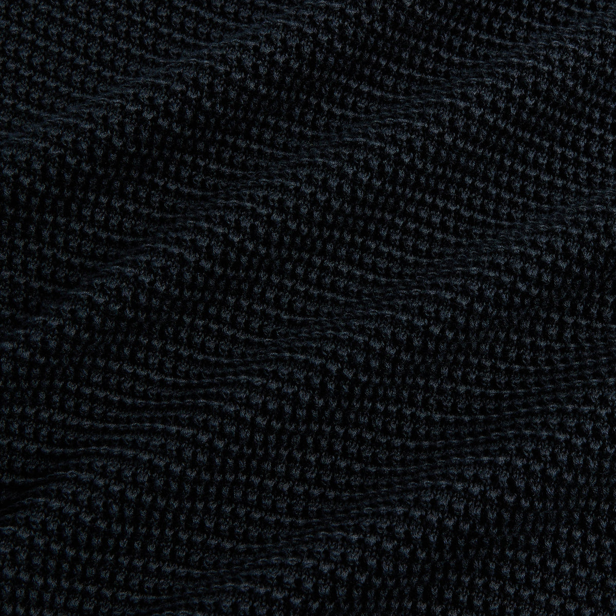 Orlebar Brown Burnham Tailored Fit Tie Stitch Knit Polo Shirt - Night Iris
