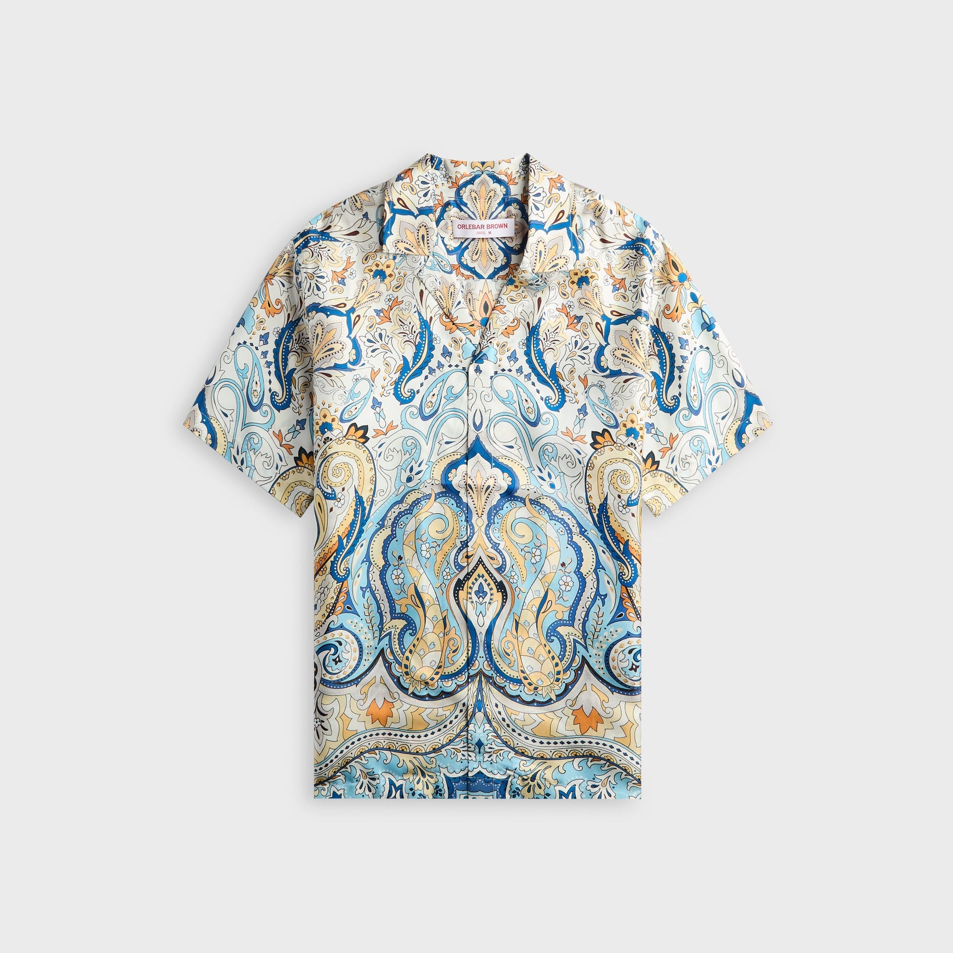 Orlebar Brown Maitan Relaxed Fit Silk Fairground Shirt - Multi / Blue