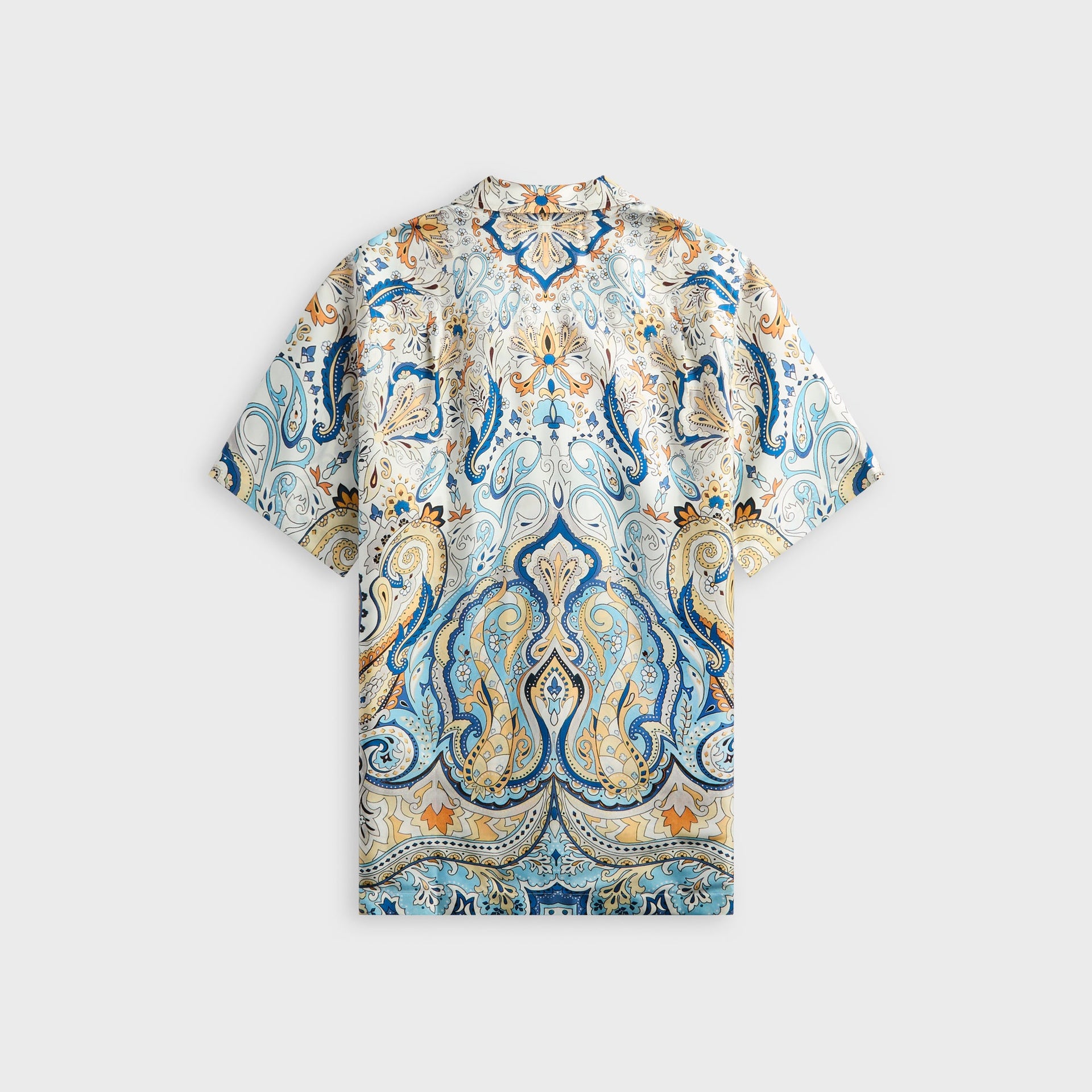 Orlebar Brown Maitan Relaxed Fit Silk Fairground Shirt - Multi / Blue