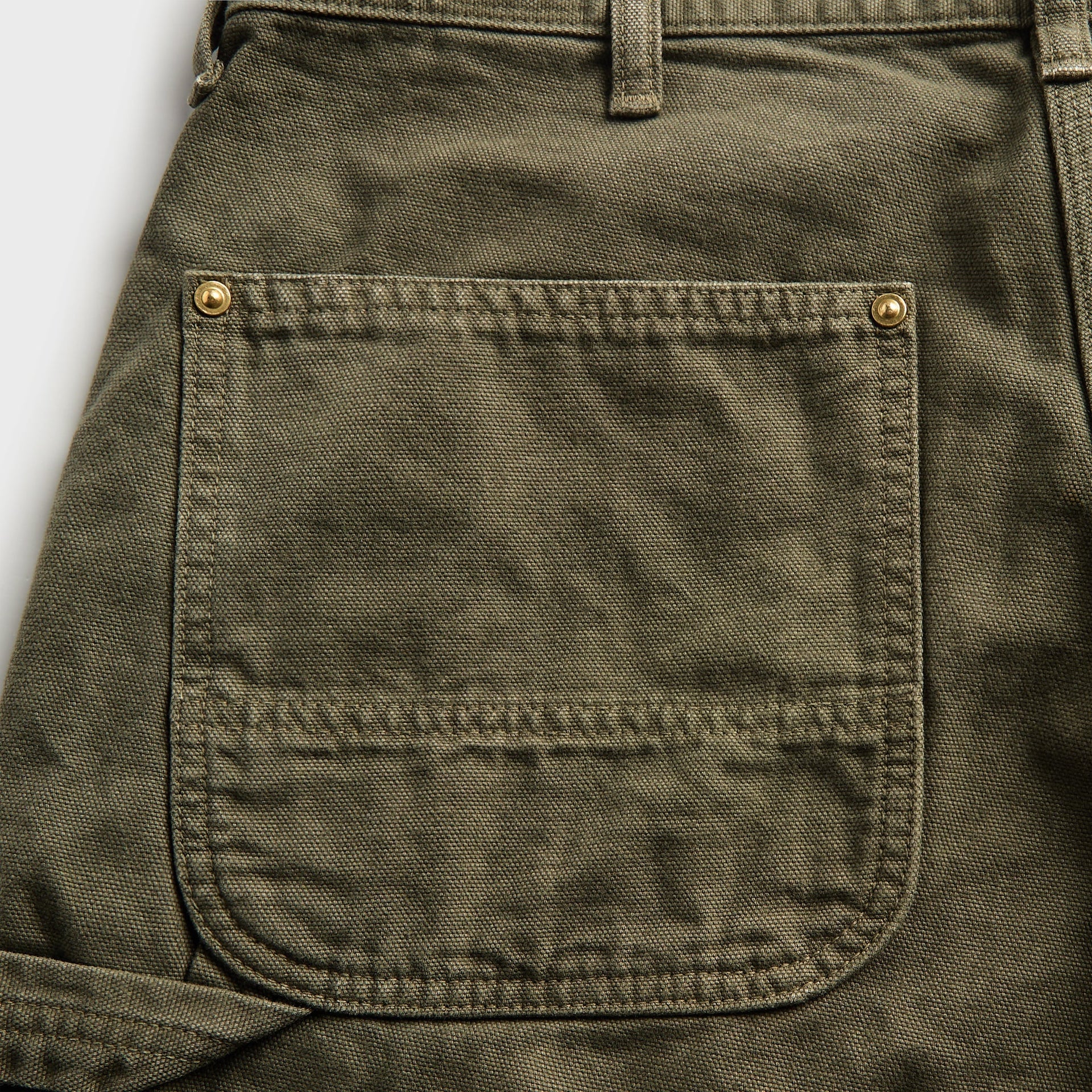 orSLOW Dad Fit Oxford Painter Pant - Army Green