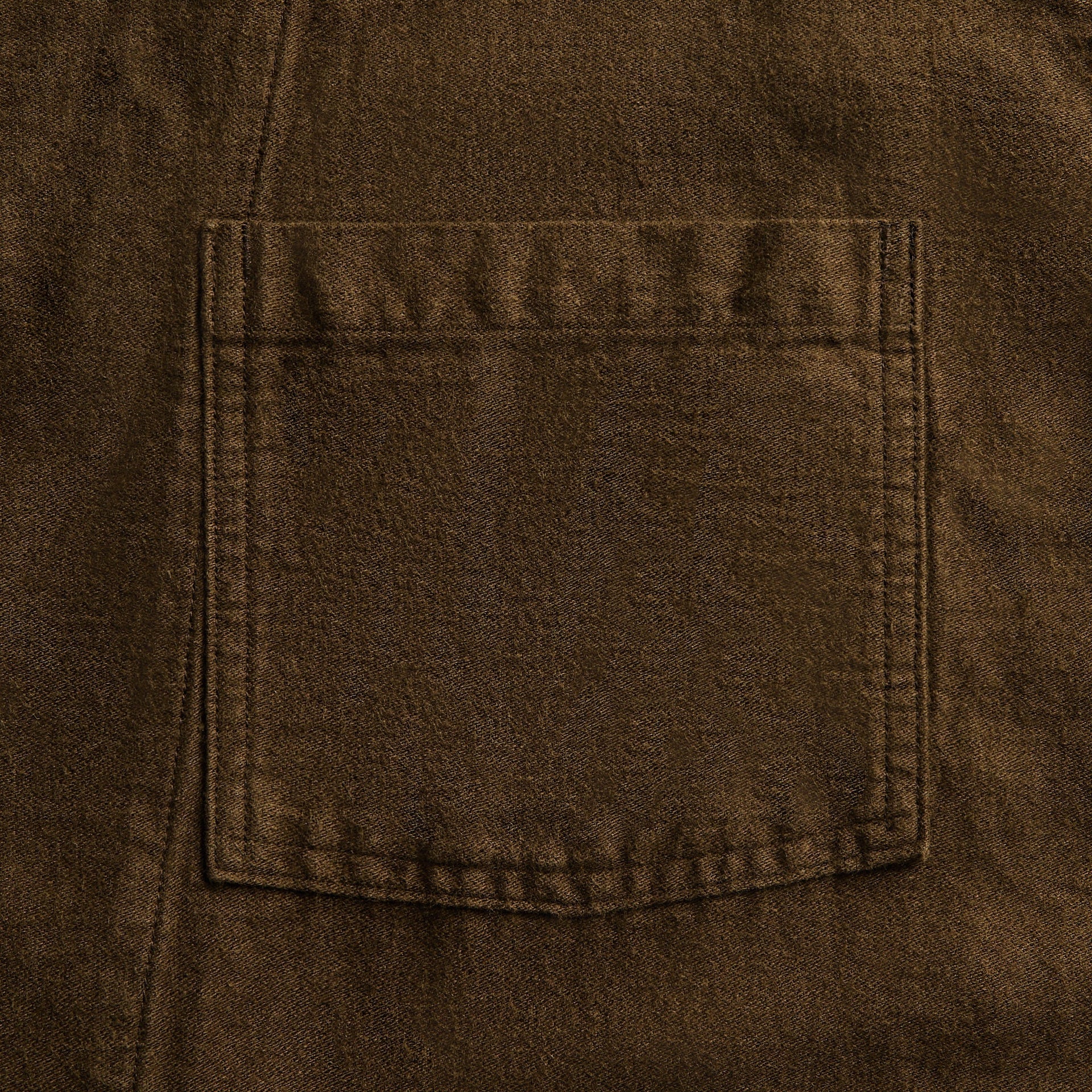 orSLOW Relax Fit Simple Work Jacket - Coffee Brown