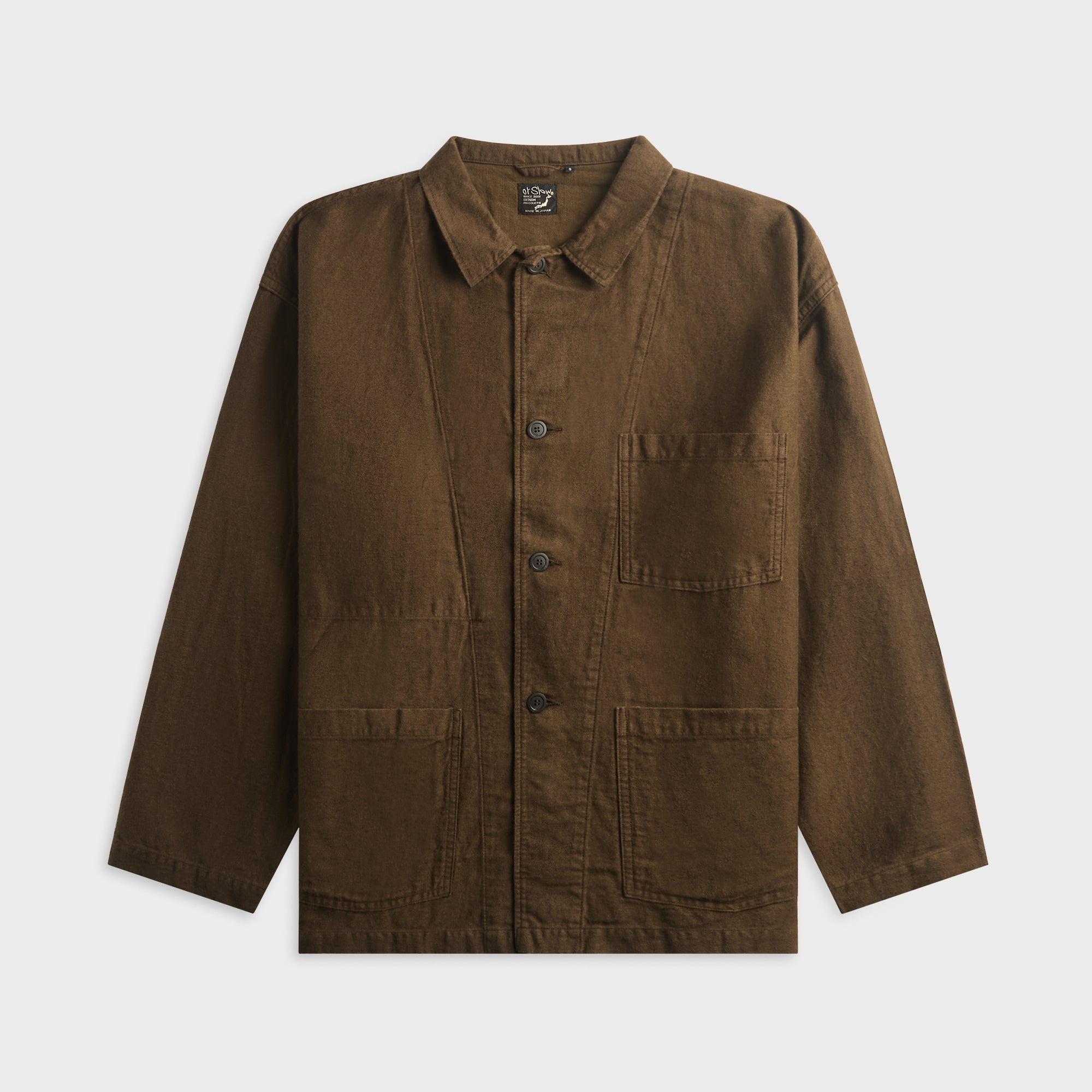 ジャケット・アウター orSlow TAILORED COLLAR WORKJACKET orSLOW Relax Fit Simple Work Jacket - Coffee Brown – Kith
