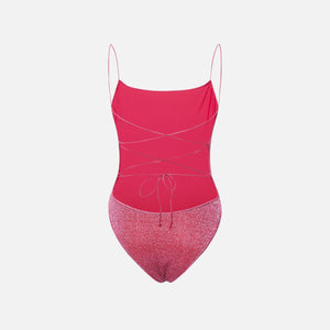 Oseree Lumiere Square Maillot - Raspberry