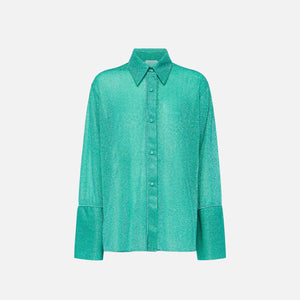 Oseree Lumiere Sleeves Shirt - Aquamarine