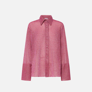 Oseree Lumiere Sleeves Shirt - Raspberry