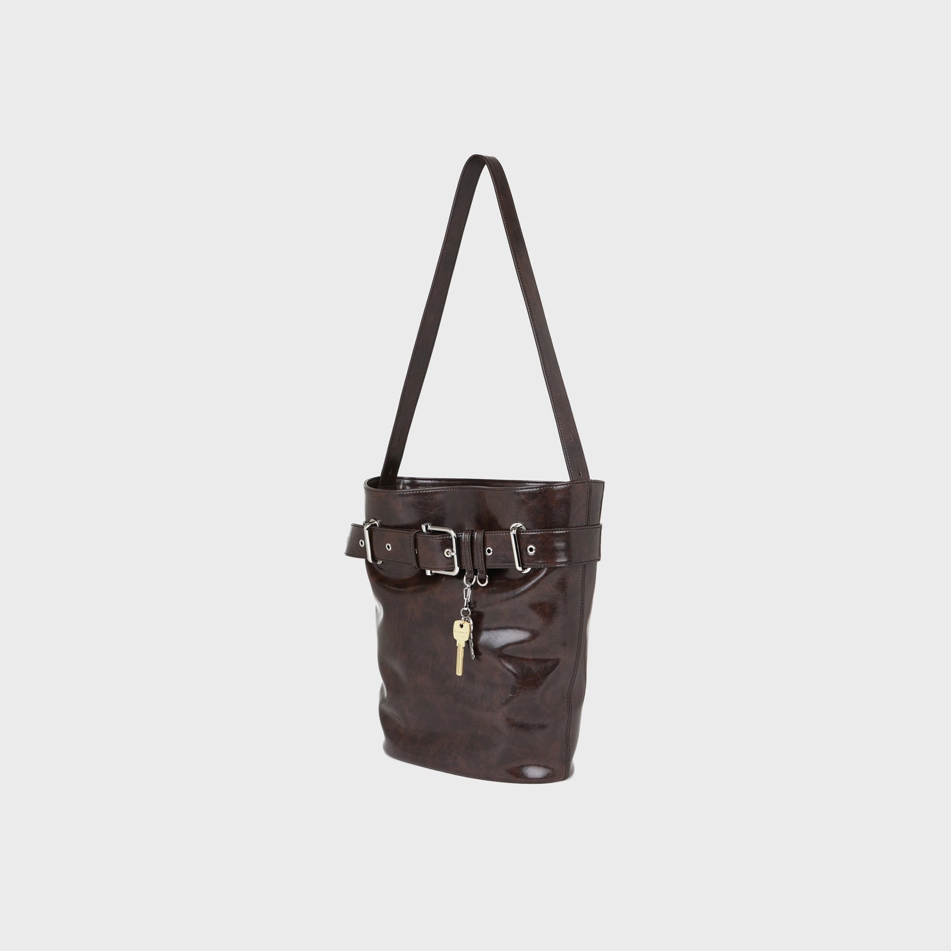 Osoi Bucket Brocle Bag - Wood Brown