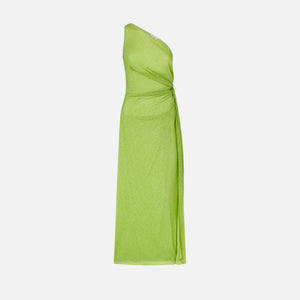 Oseree Lumiere Knot Dress - Lime