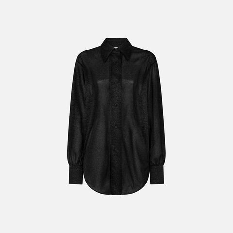 Oseree Lumiere Long Shirt - Black
