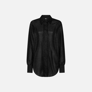Oseree Lumiere Long Shirt - Black