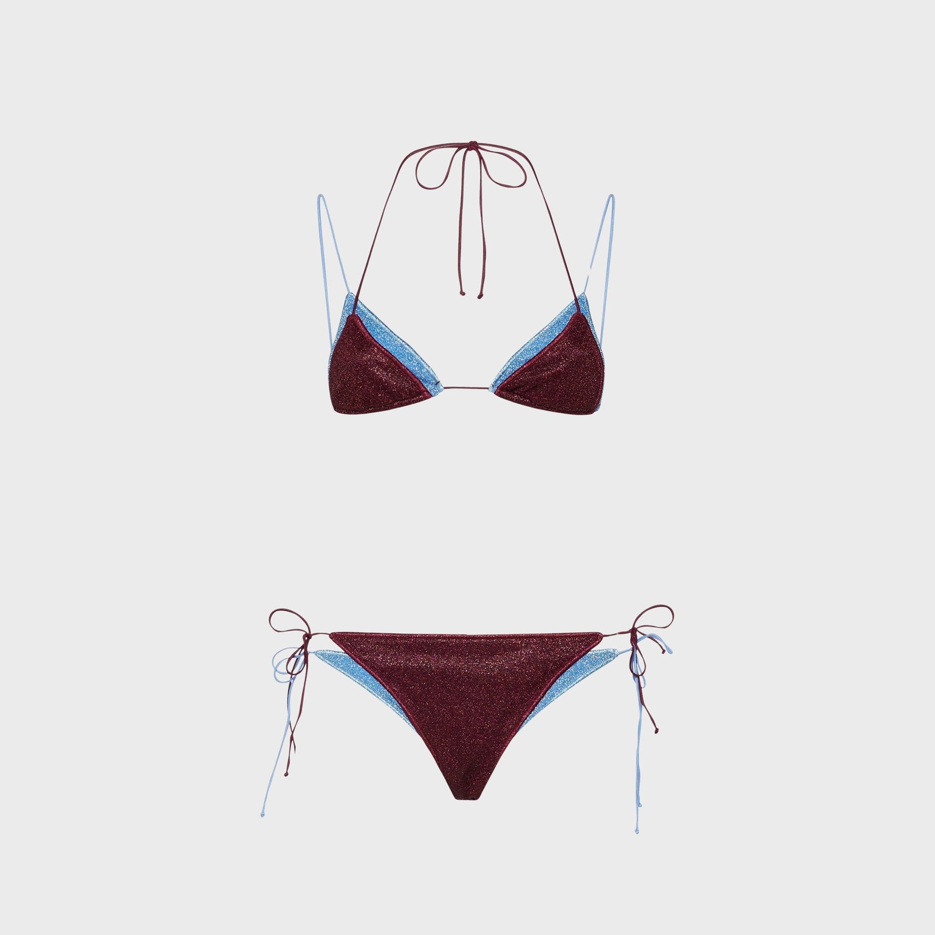 Oseree Lumiere Bicolor Double Kini in Multi