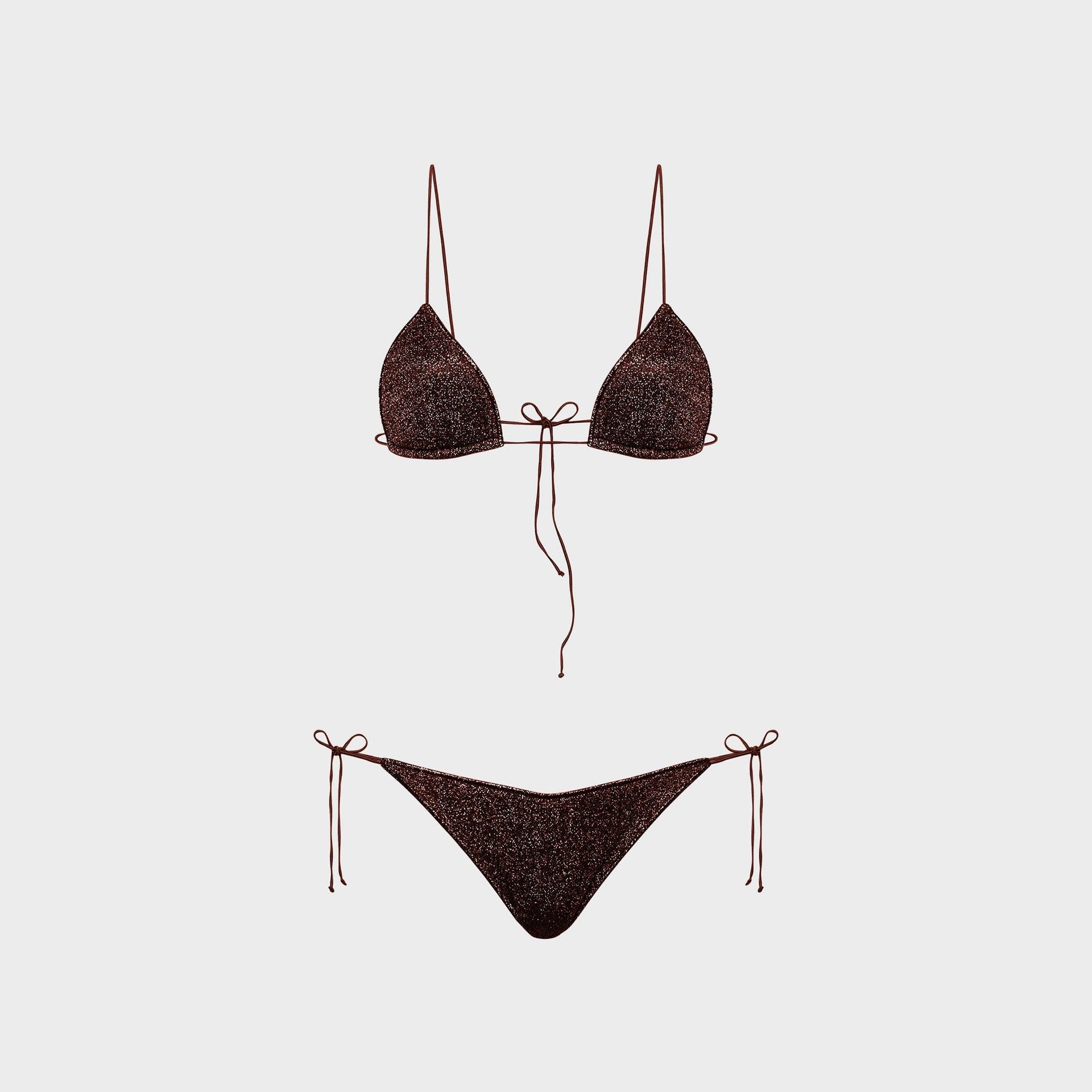 Oseree Lumière 80s Bikini - Chocolate