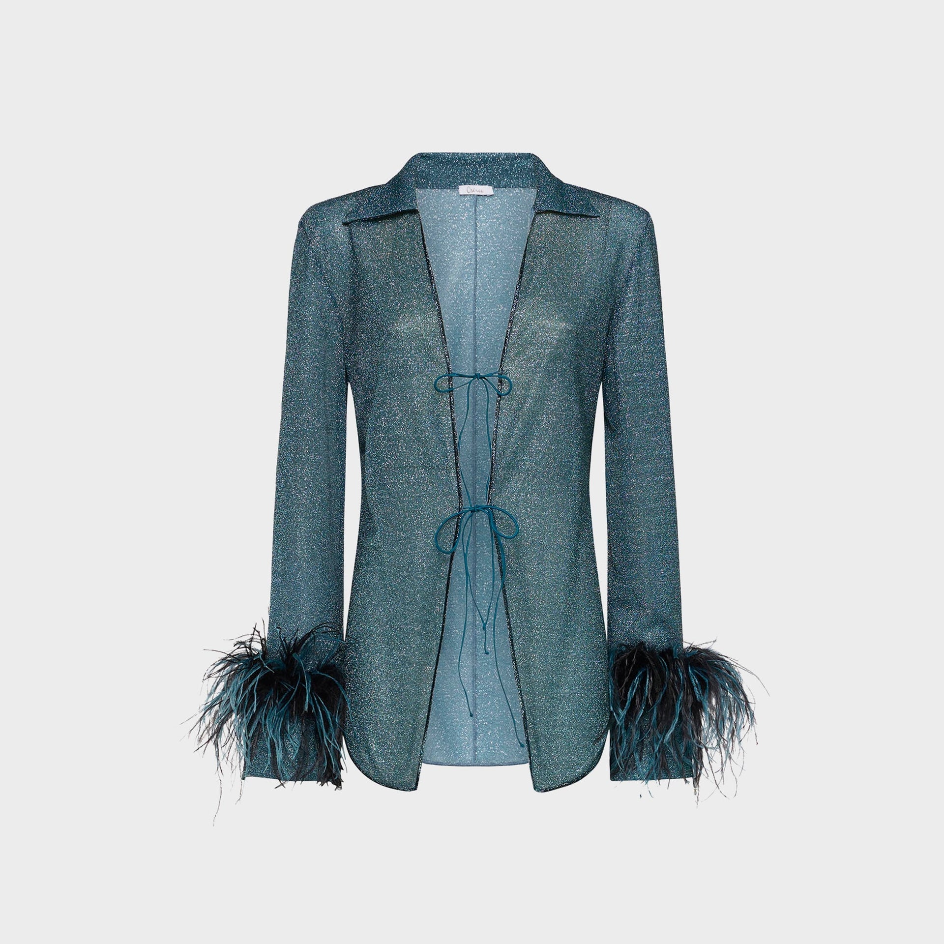 Oseree Lumière Plumage Shirt - Peacock