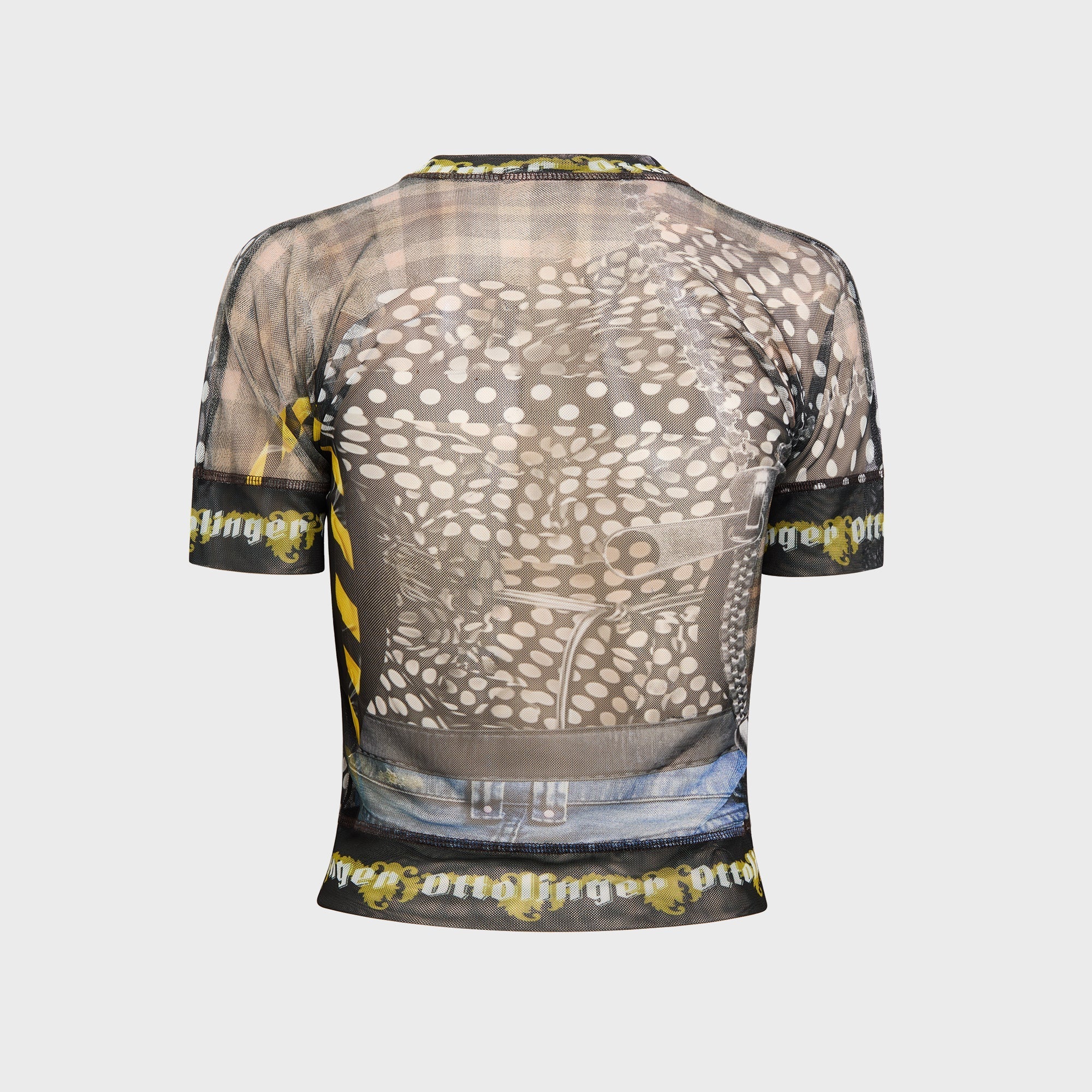 Ottolinger Mesh Tee - Polka Dot Zip Print – Kith