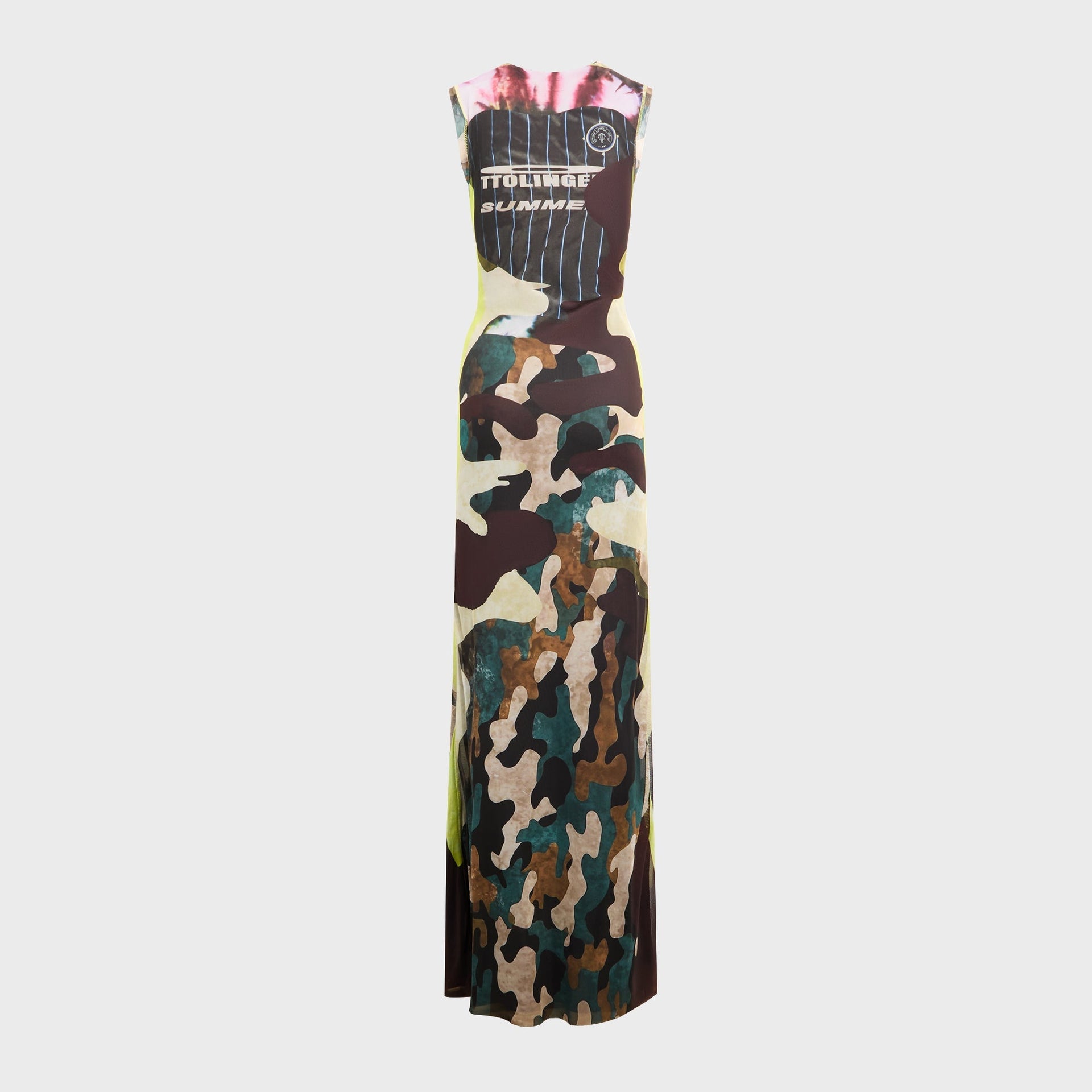 Ottolinger Mesh Maxi Gown - Morph Camo Kith Ottolinger Mesh Maxi Gown - Morph Camo Kith