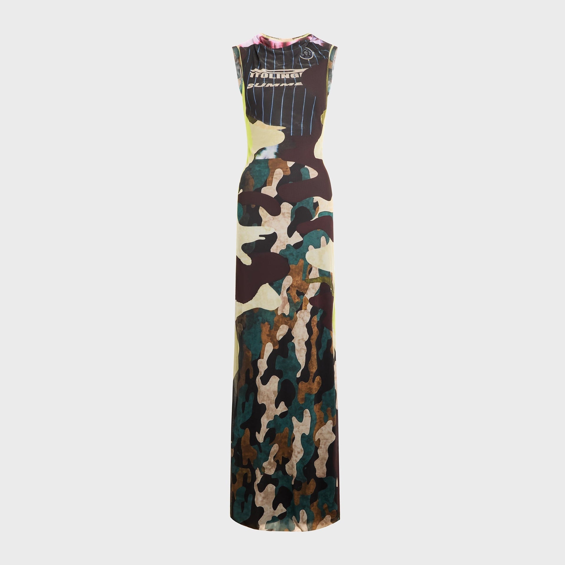 Ottolinger Mesh Maxi Gown - Morph Camo Kith Ottolinger Mesh Maxi Gown - Morph Camo Kith