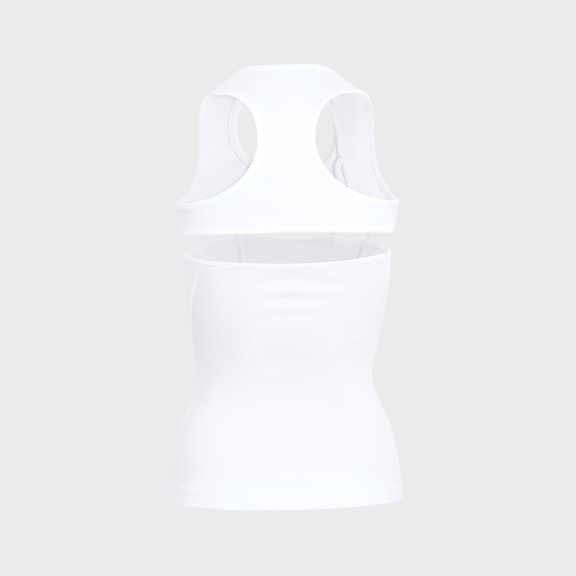 Ottolinger Split Racerback RIb Tank - White