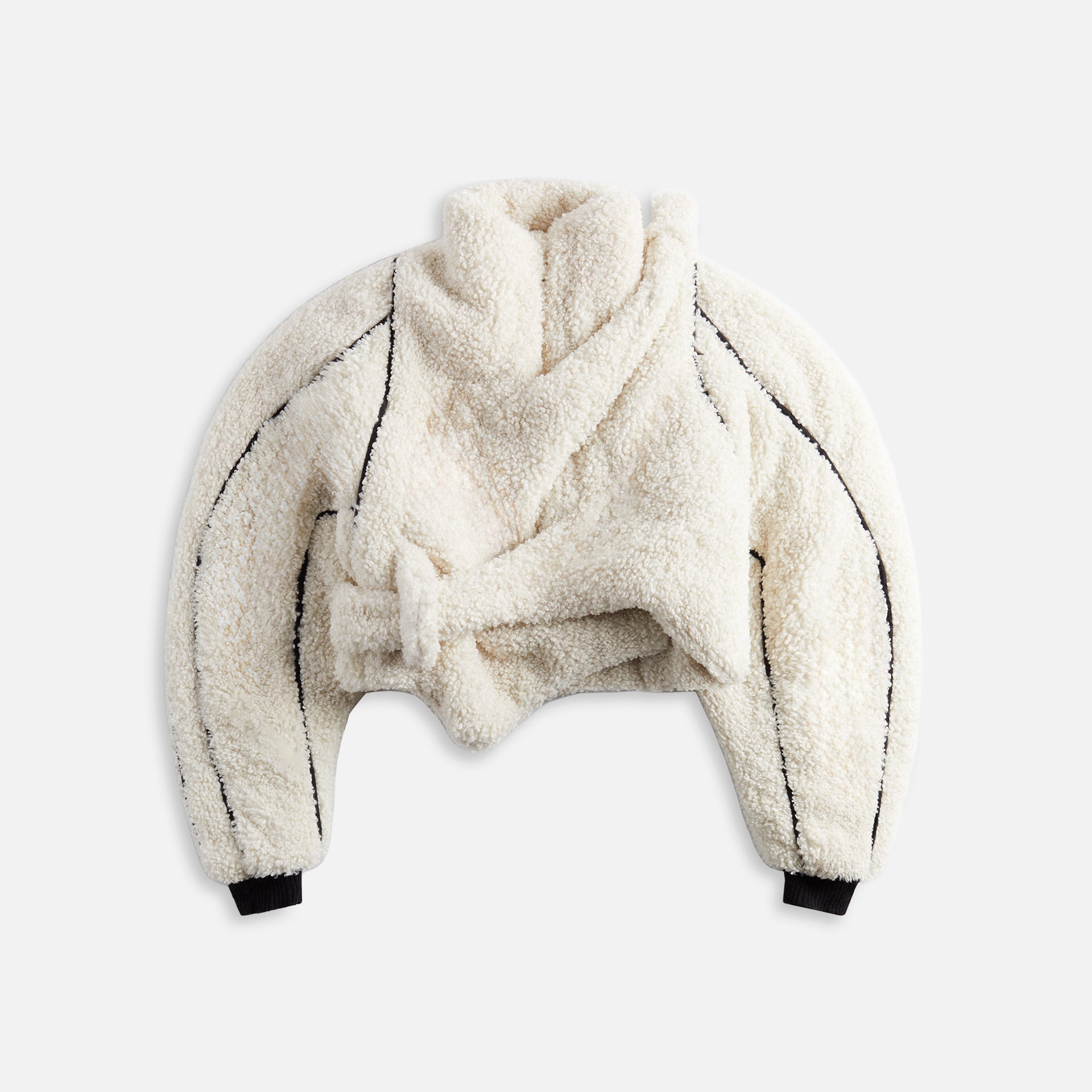 Ottolinger Asymetrical Teddy Jacket - Off White