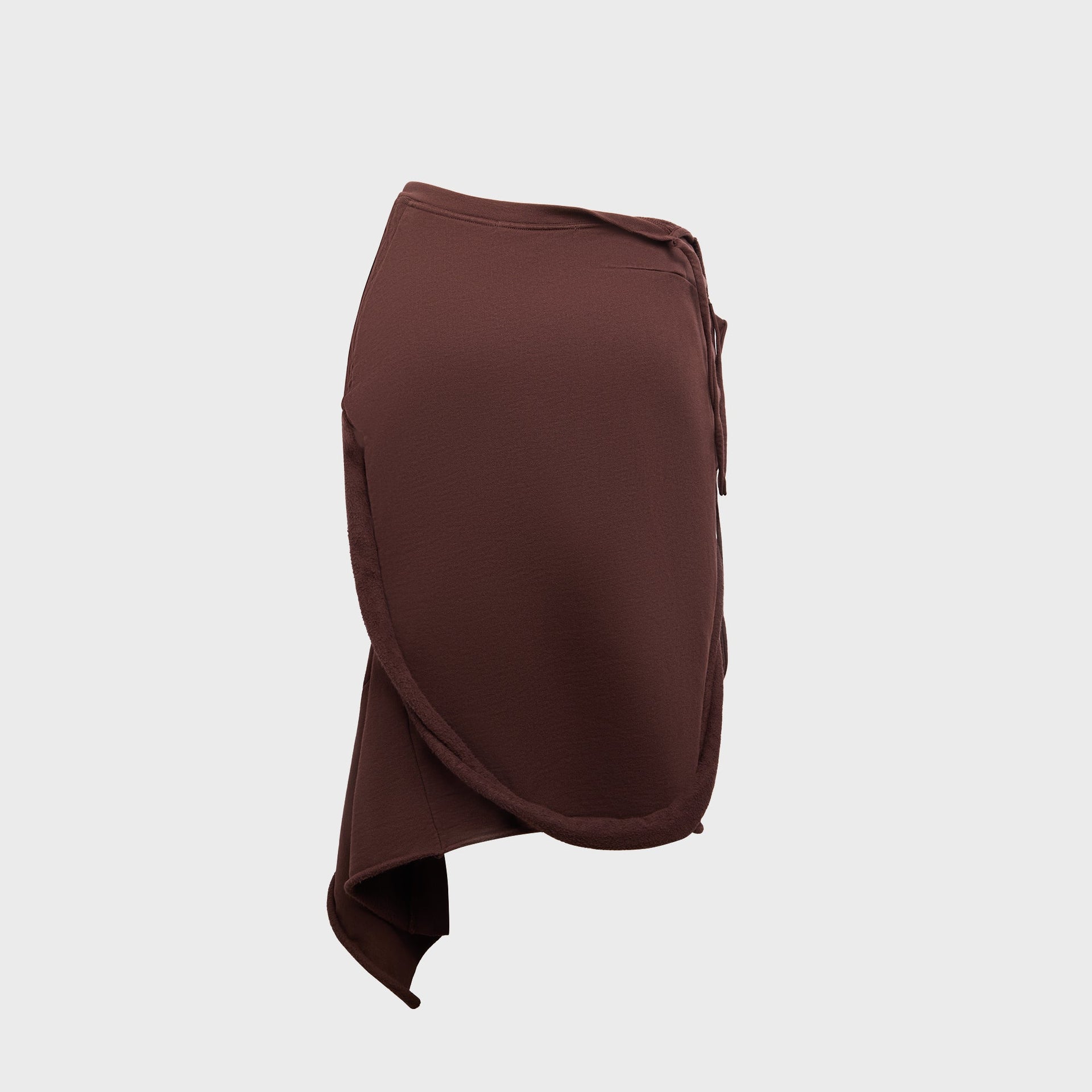 Ottolinger Jersey Pencil Skirt in Dark Brown Wash