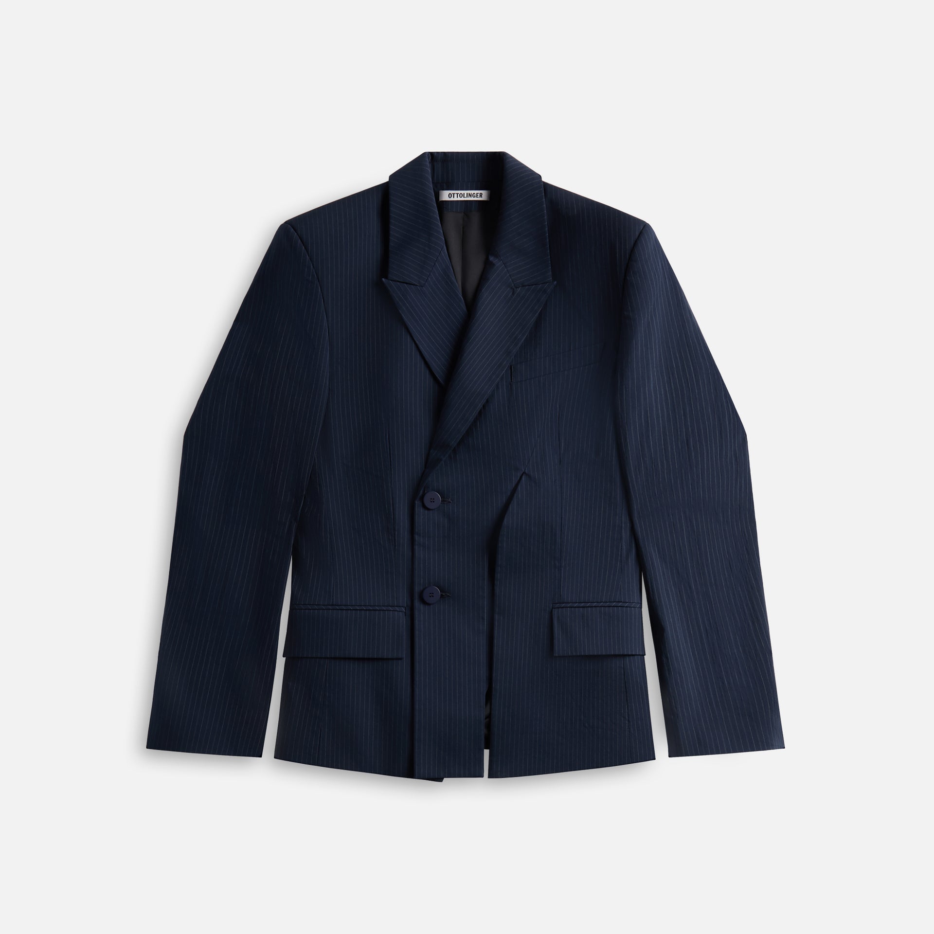 Ottolinger Oversized Split Blazer - Navy Striped