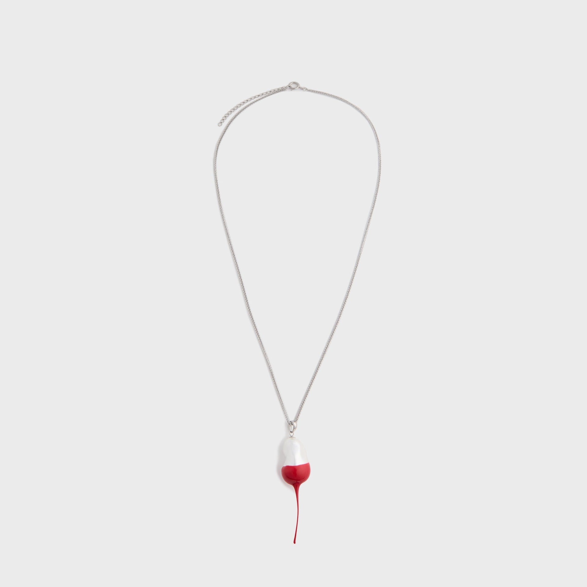 Ottolinger Dipped Pearl Necklace - Red
