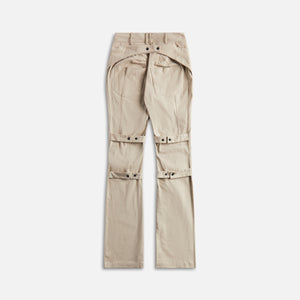 Ottolinger Deconstructed Flared Chinos - Beige