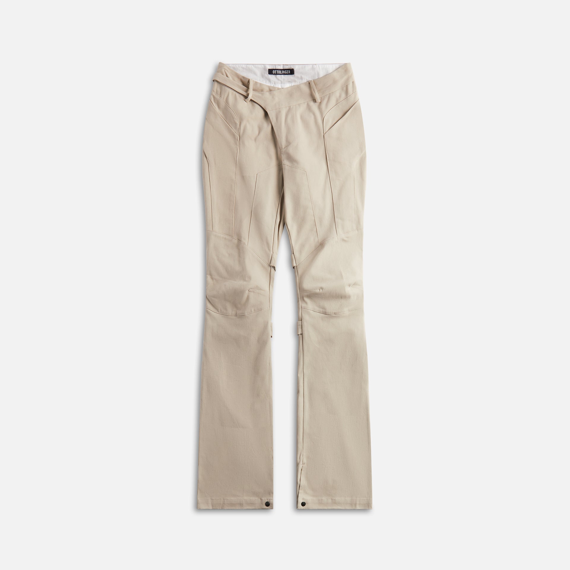 Ottolinger Deconstructed Flared Chinos - Beige