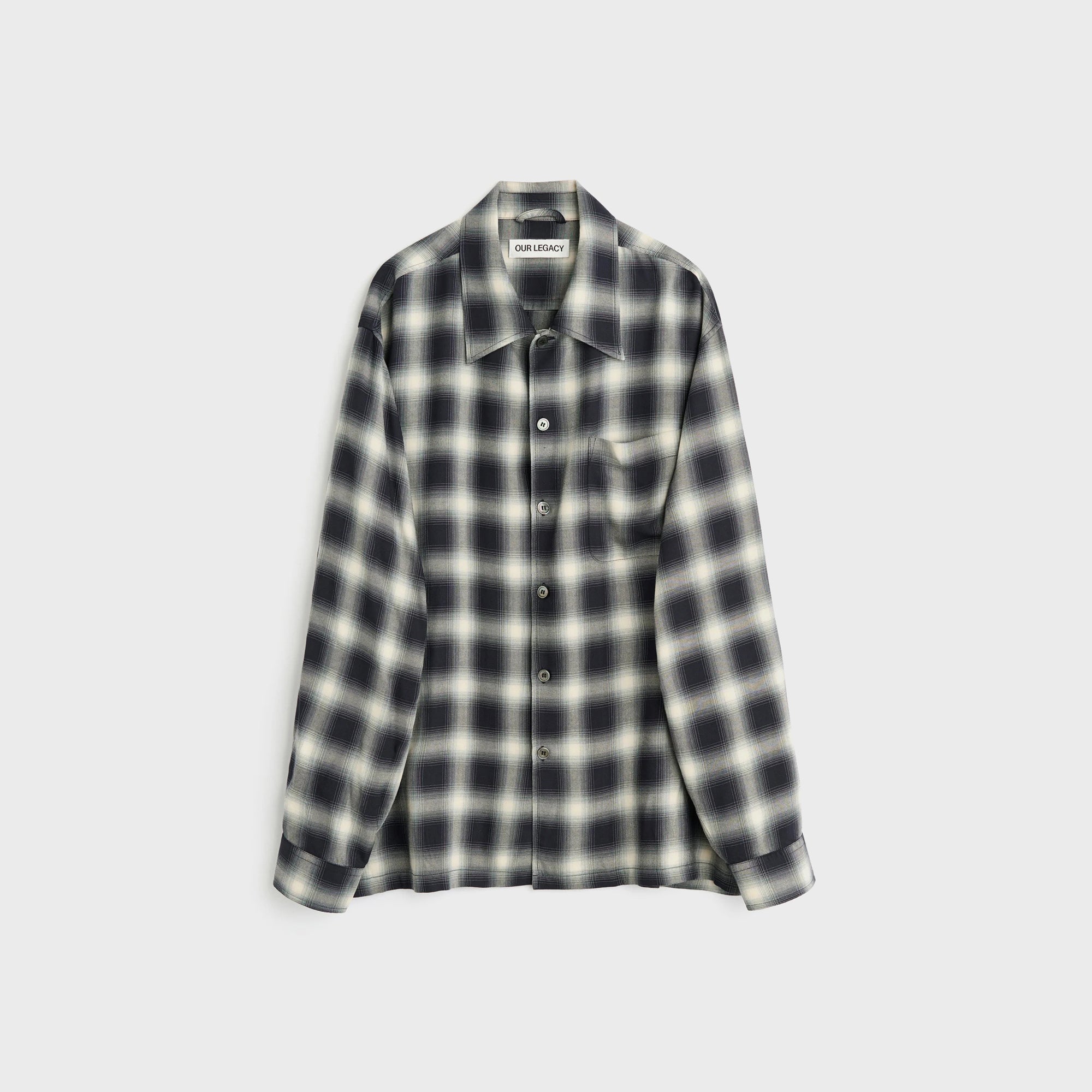 Our Legacy Mirage Wax Check Box Shirt - Green – Kith