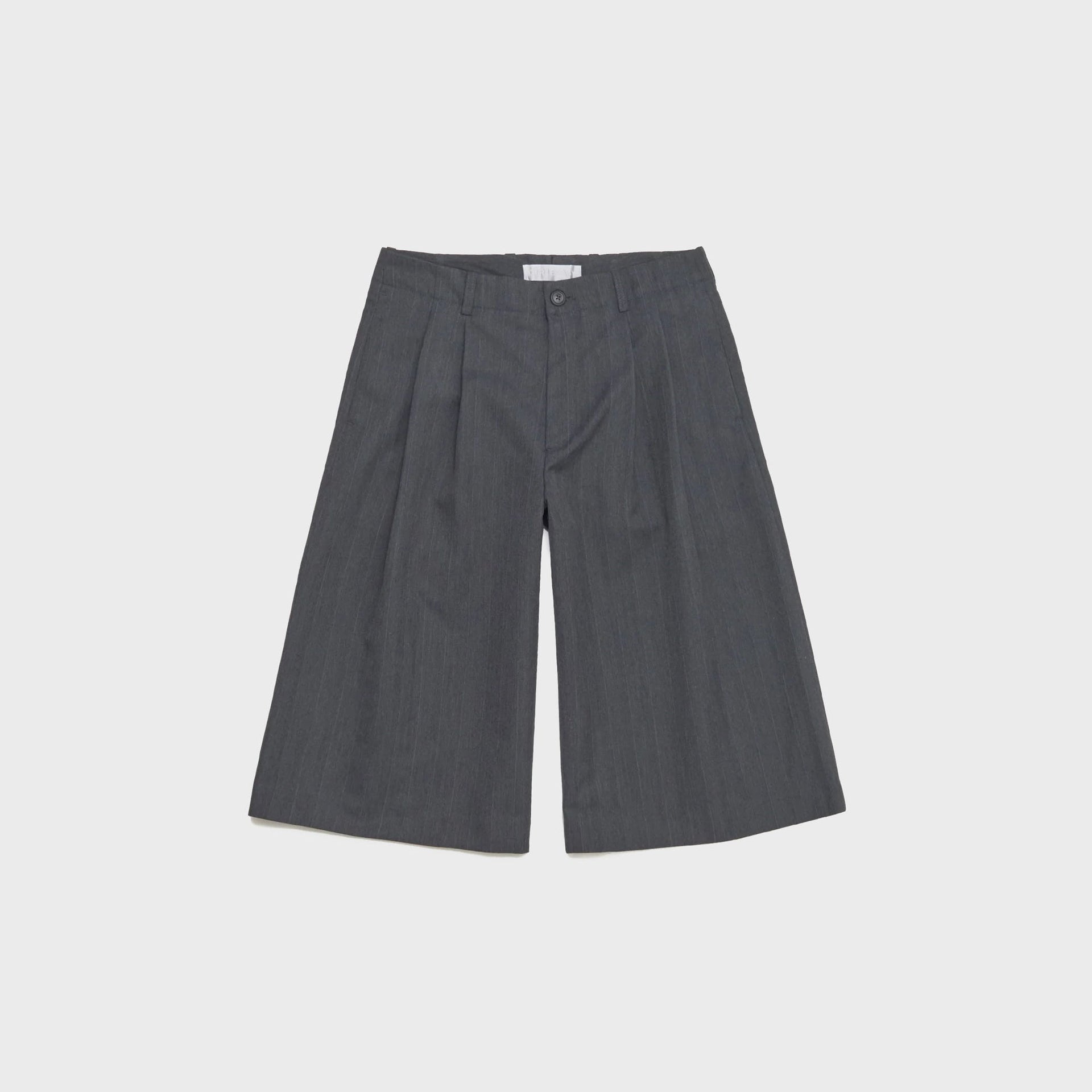 Our Legacy Split Short - Shark Pinstripe