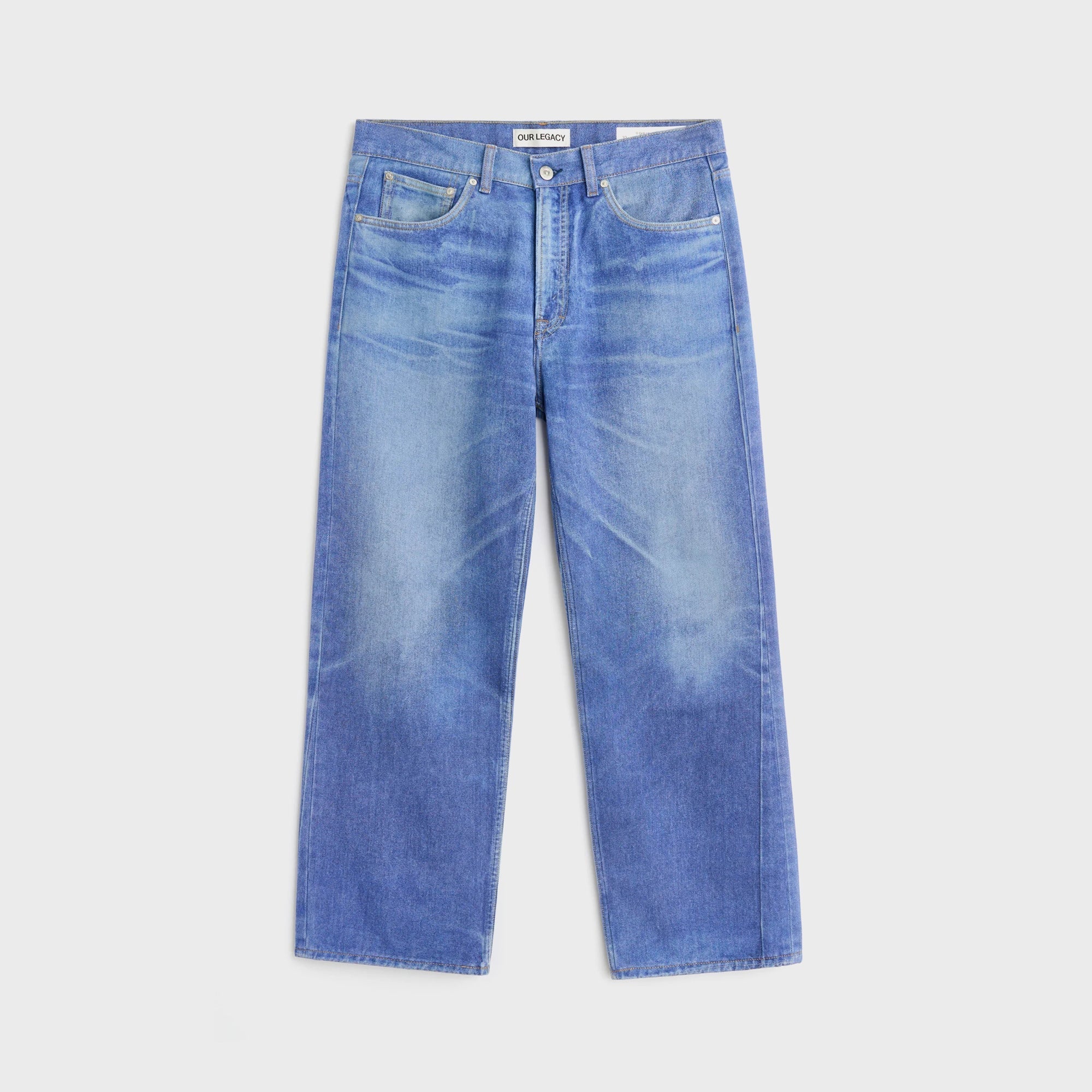 Our Legacy Third Cut Jeans - Digital Blue Aurora Print – Kith