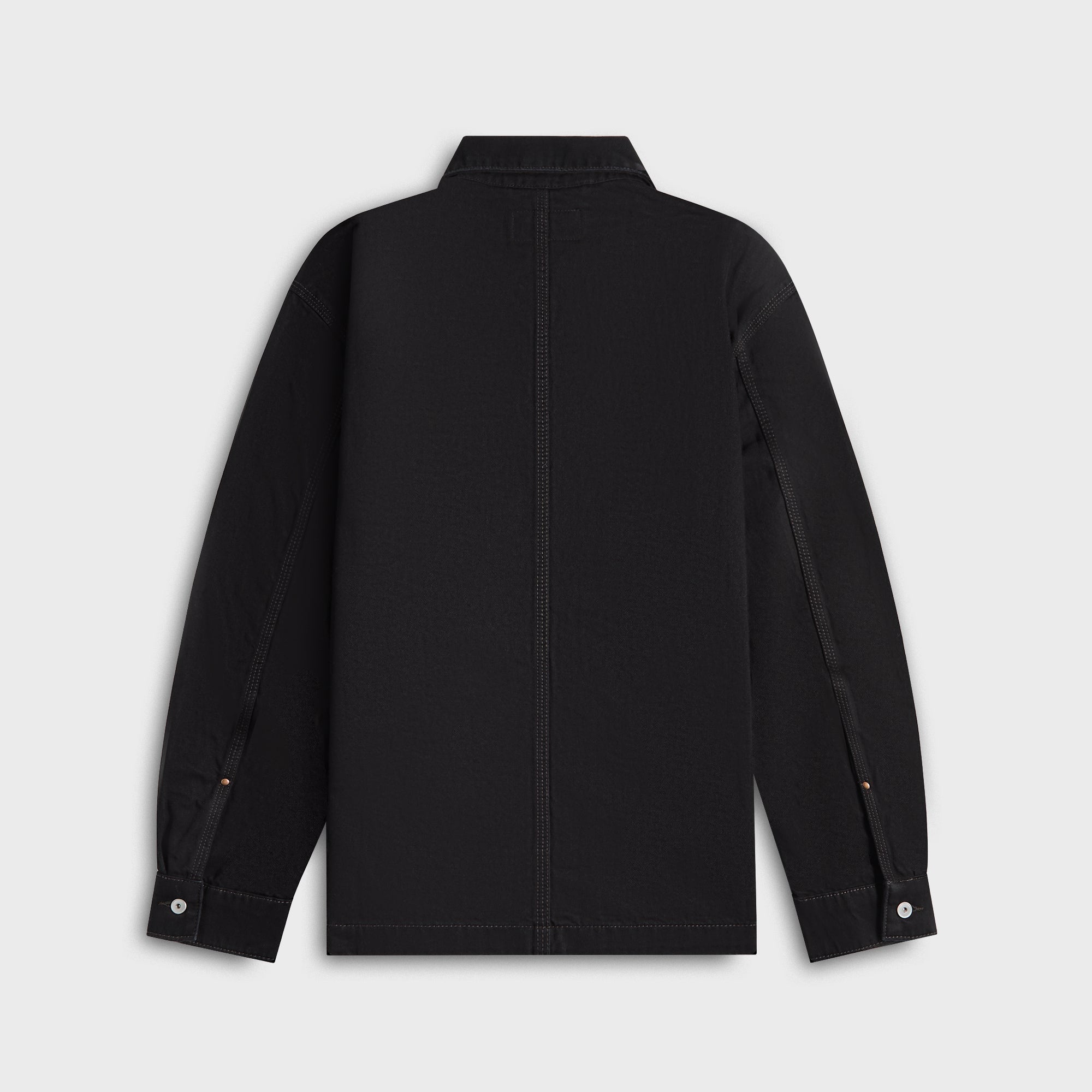 LEMAIRE │ LEATHER TRUCKER JACKET LEMAIRE Trucker Jacket | Black | FARFETCH CA
