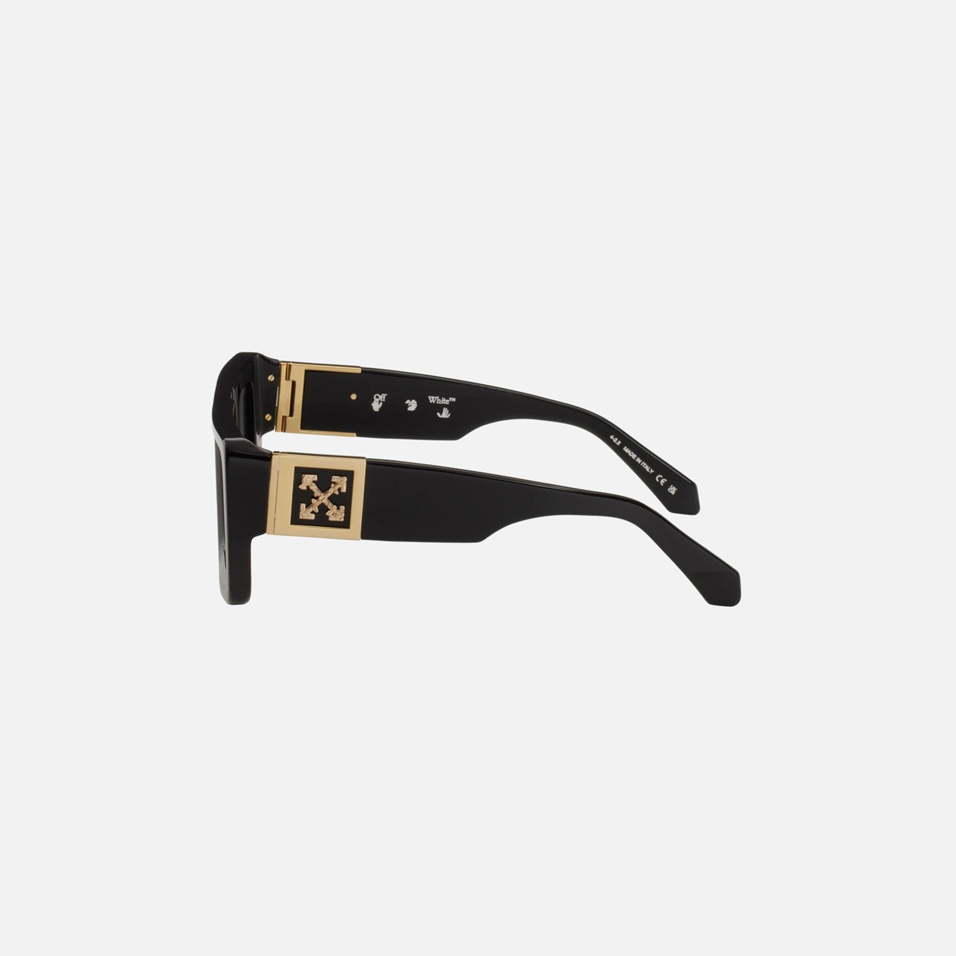 Off-White Leonardo Sunglasses - Black / Dark Grey