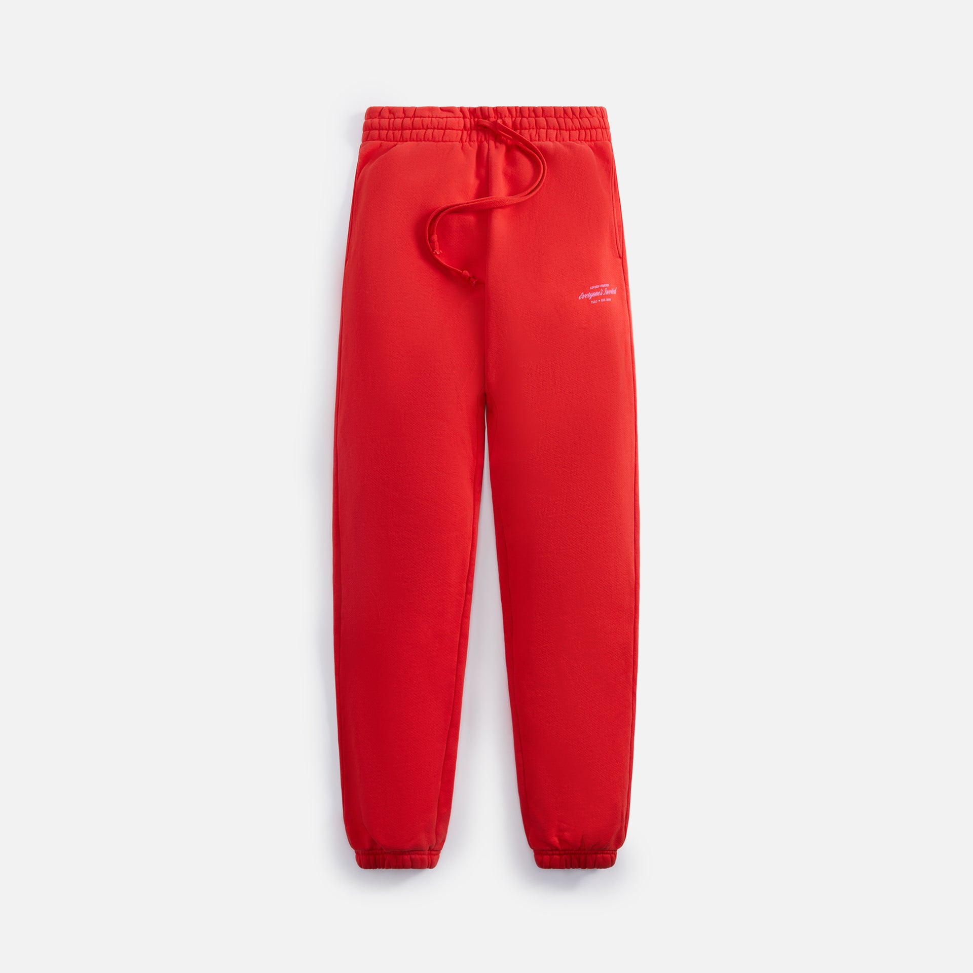 The Local Love Club Matchbook Sweatpant - Hot Red