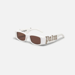 Palm Angels Sunglasses - White / Brown