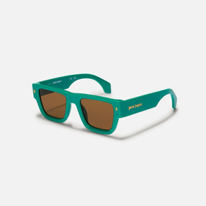 Palm Angels Palisade Sunglasses - Green / Brown