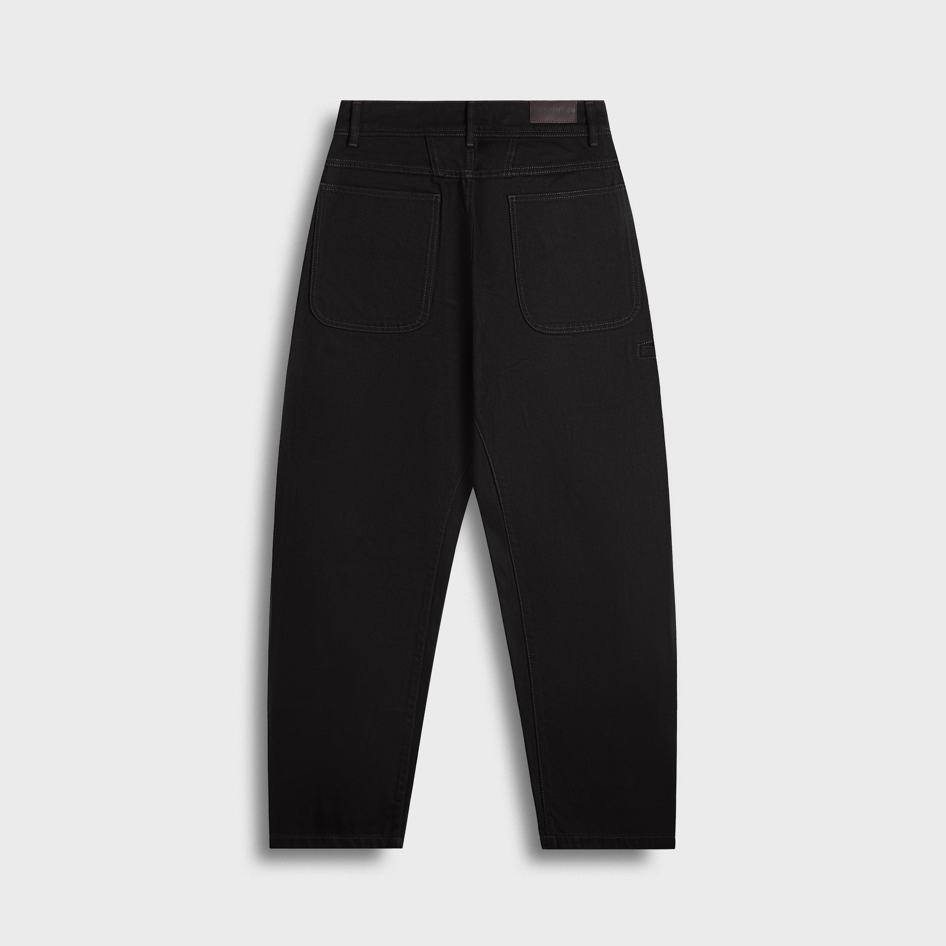Lemaire Twisted Workwear Pants in Black